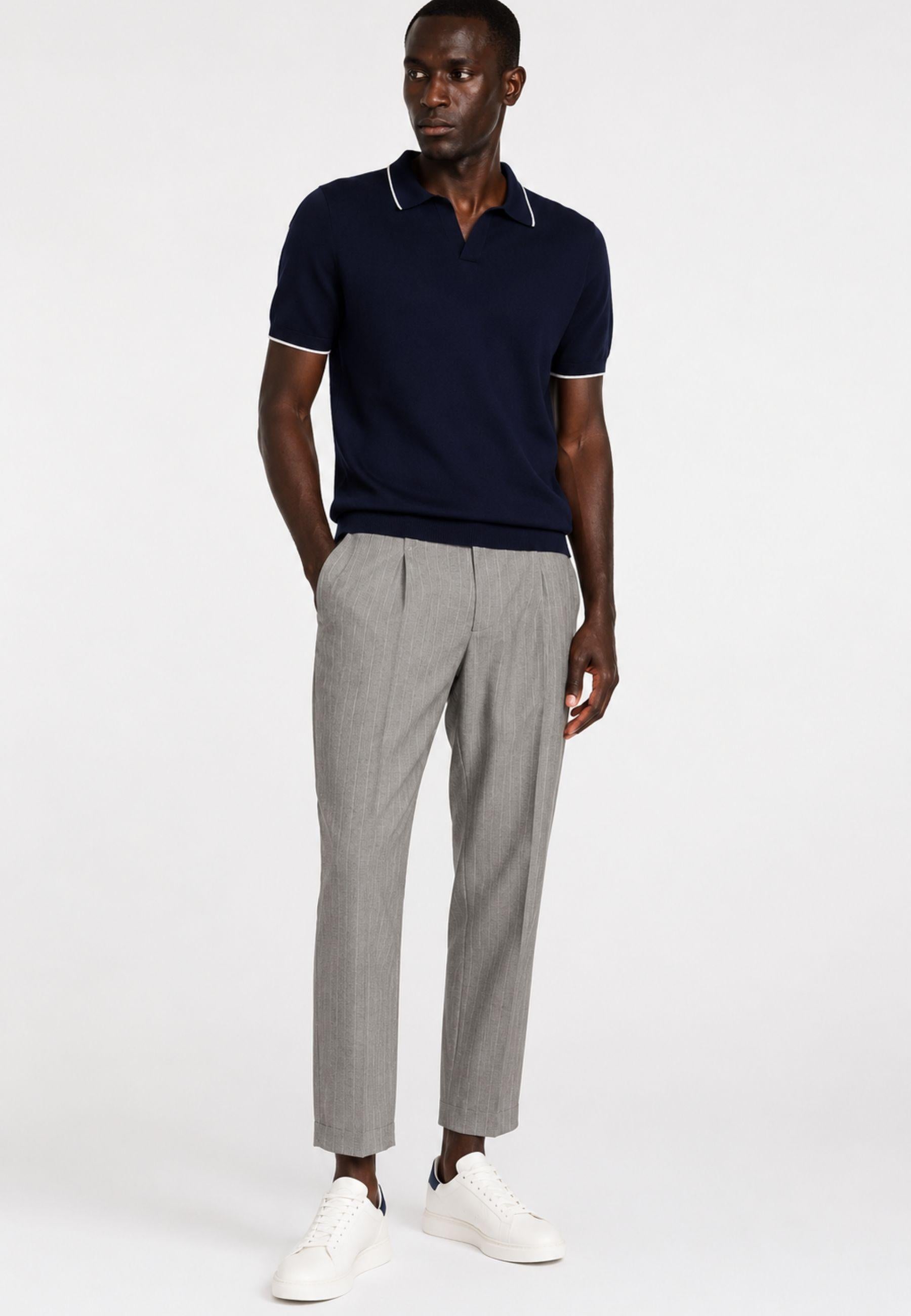 Briglia 1949 - Pantalone Portobello gessato