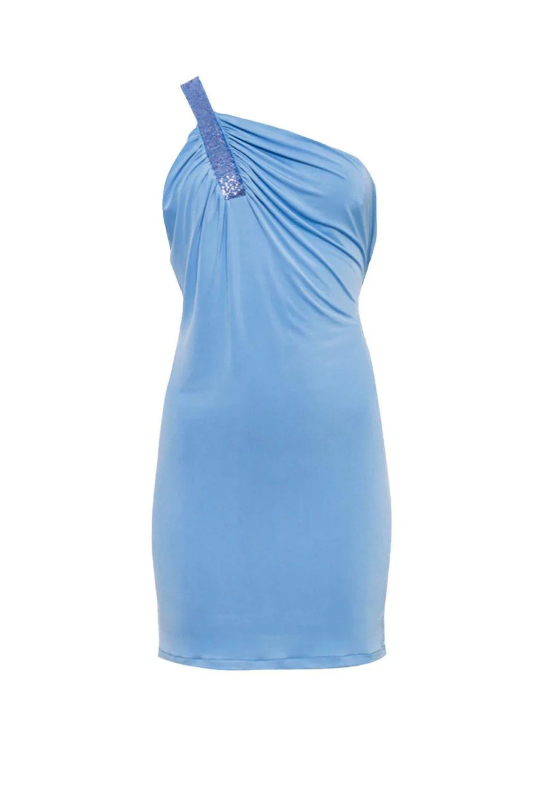 Mini dress monospalla aderente