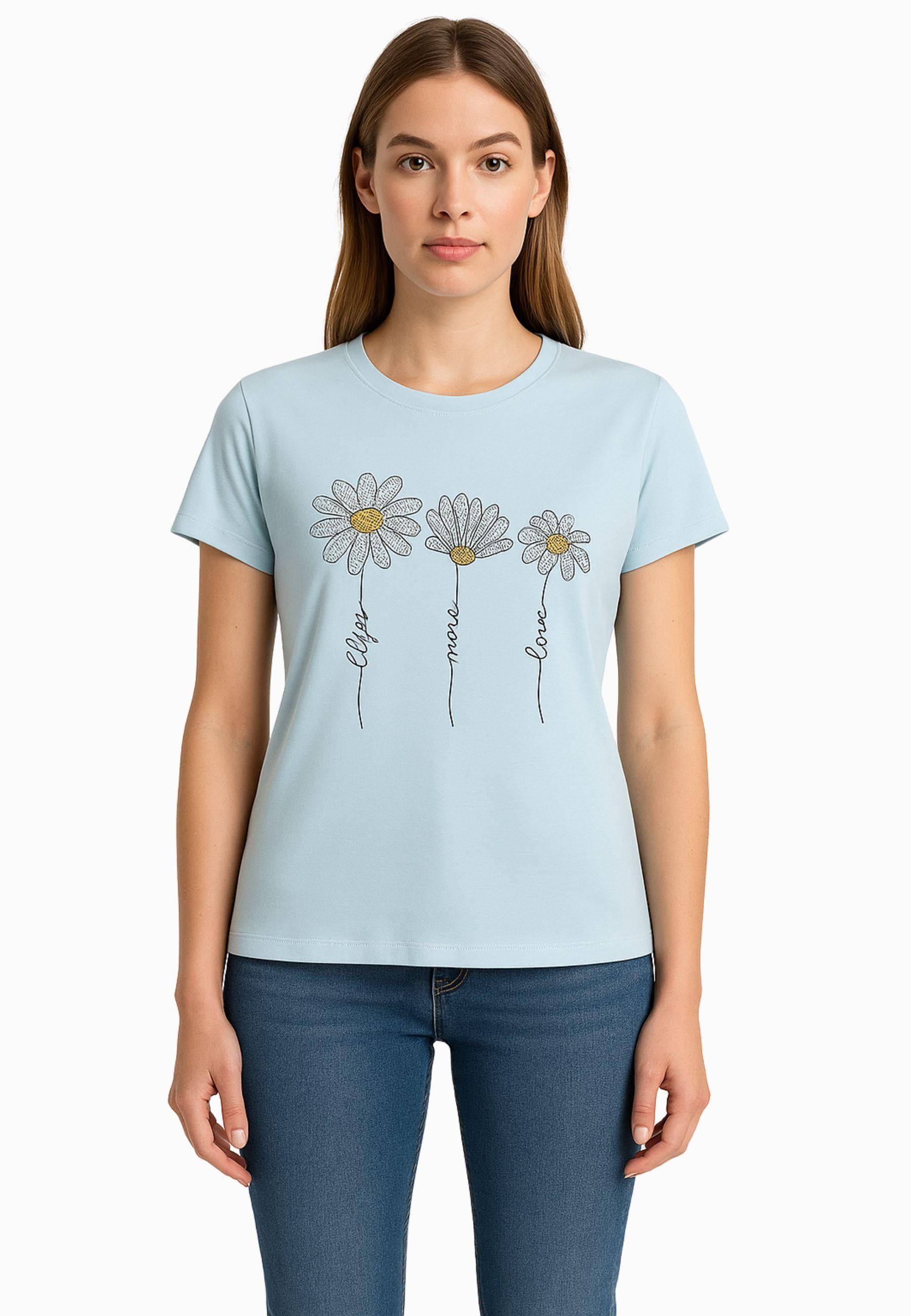 T-shirt con brillantini