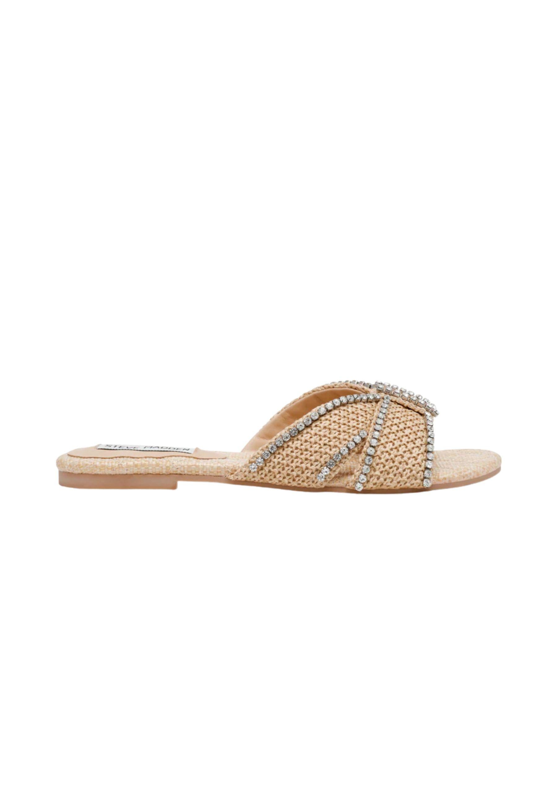 Sandali Mirah in raffia naturale
