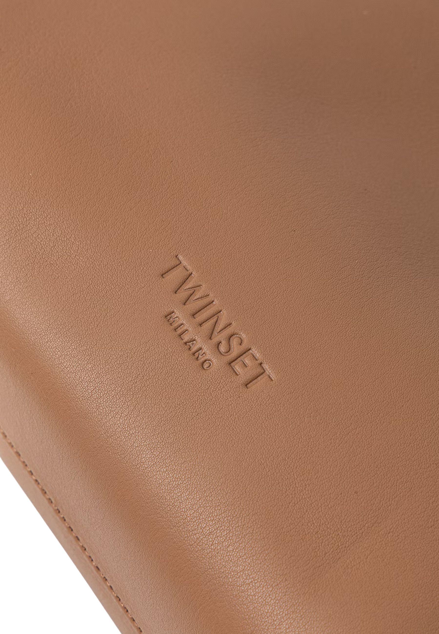 Borsa a Mano Piccola in Vera Pelle con Tracolla Removibile