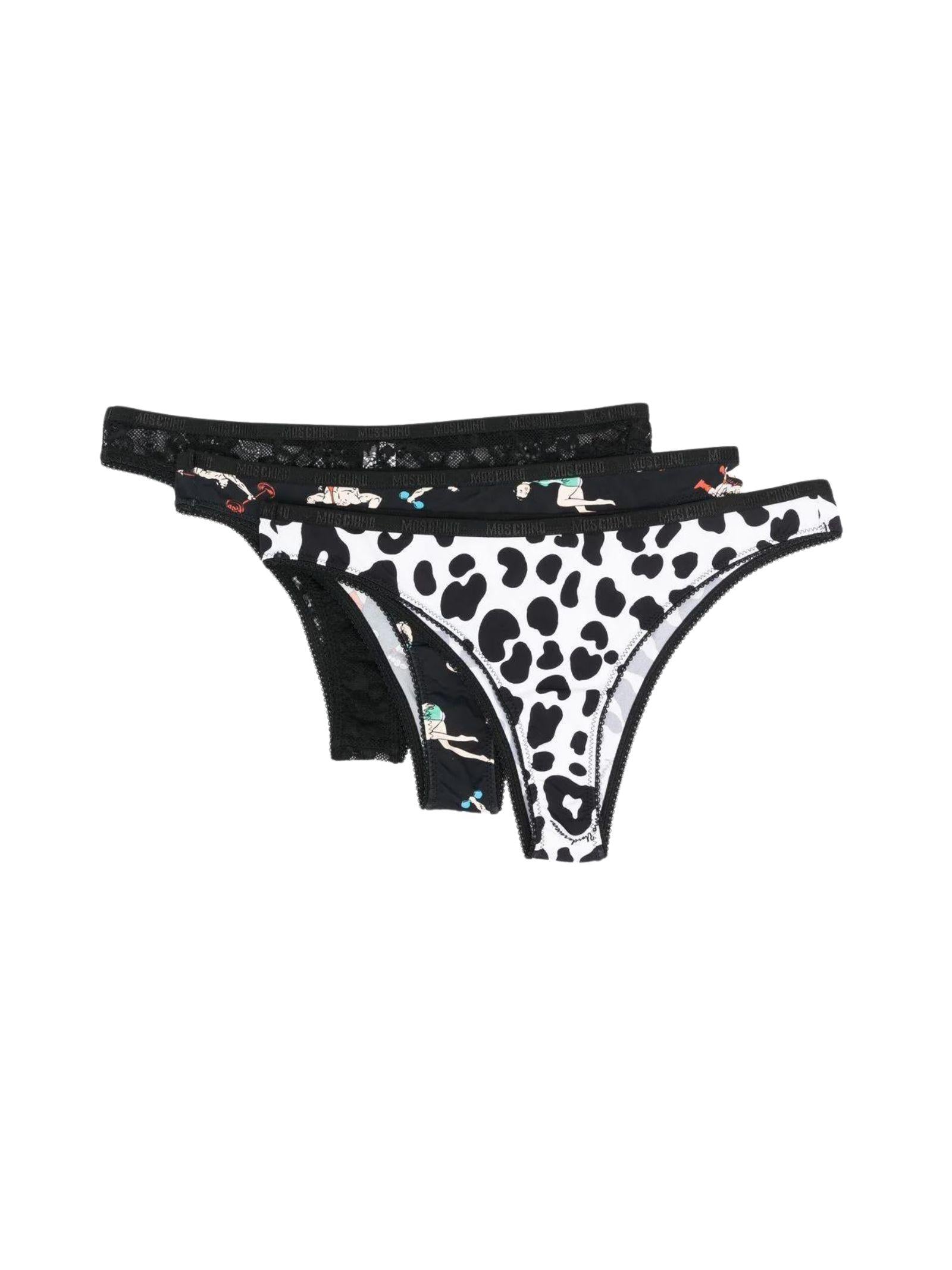 Slip donna Moschino - Set 3 pezzi