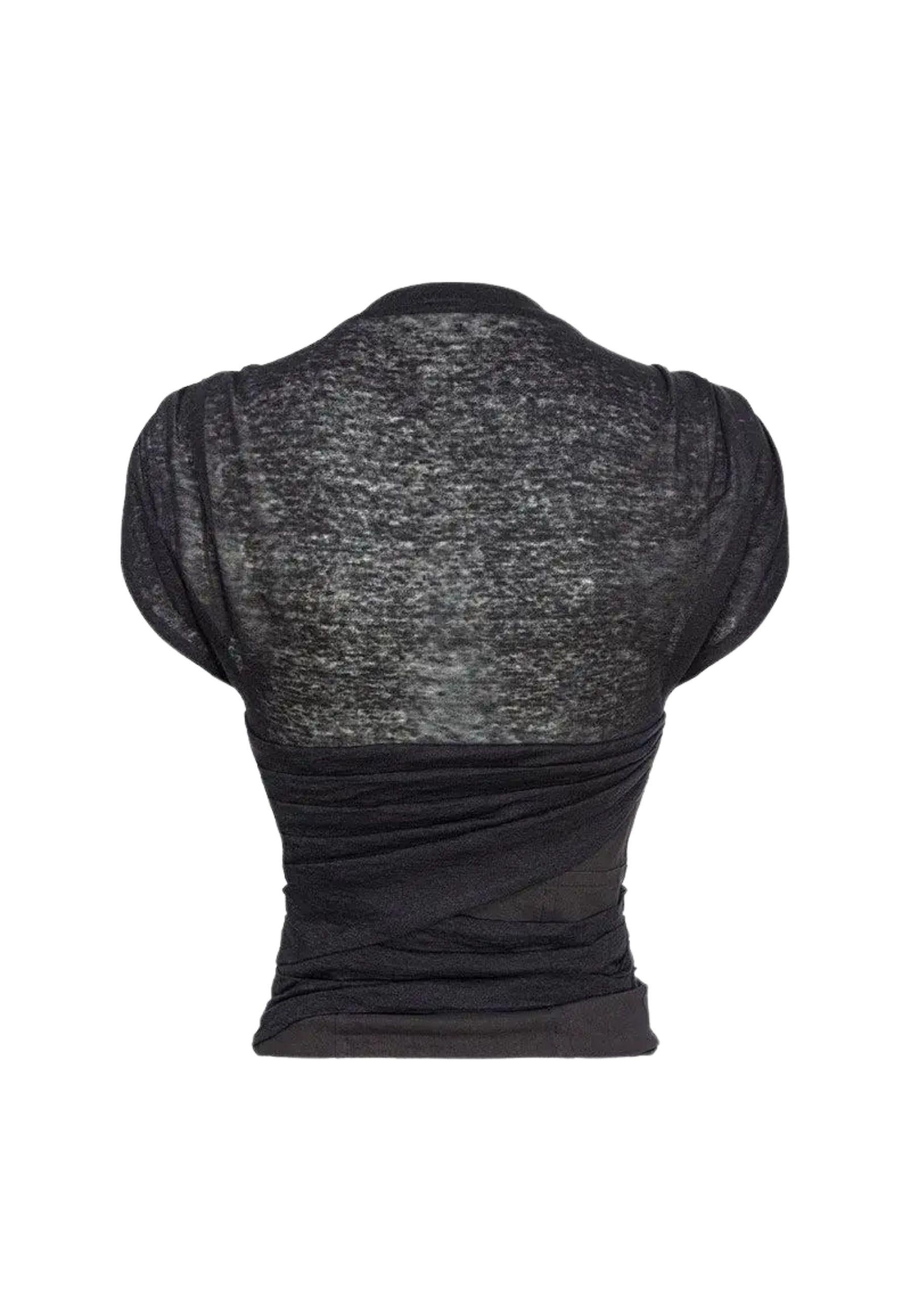 Torn Tank Top in maglia con effetto destroyed