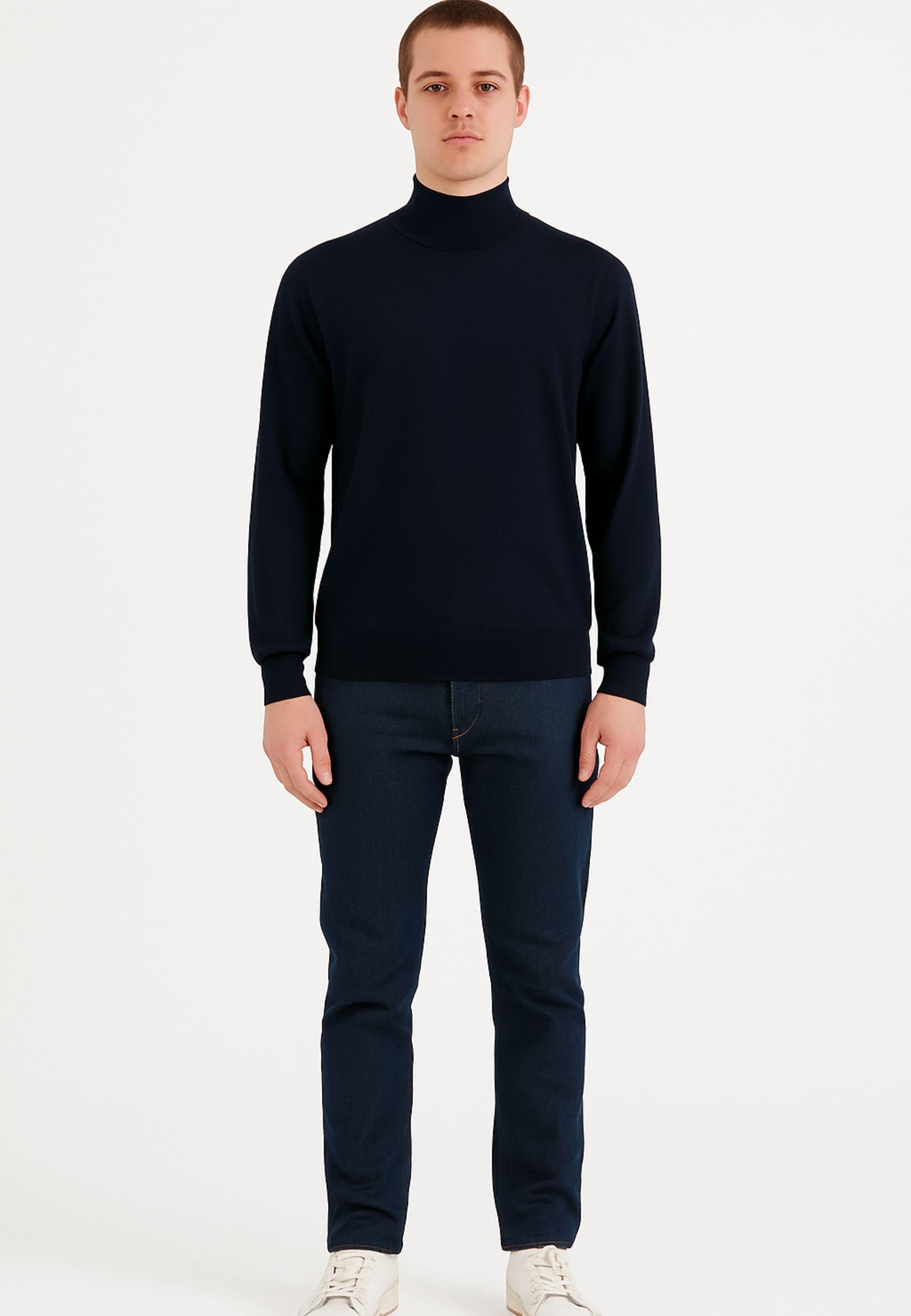 Dolcevita uomo Cruciani in 100% lana