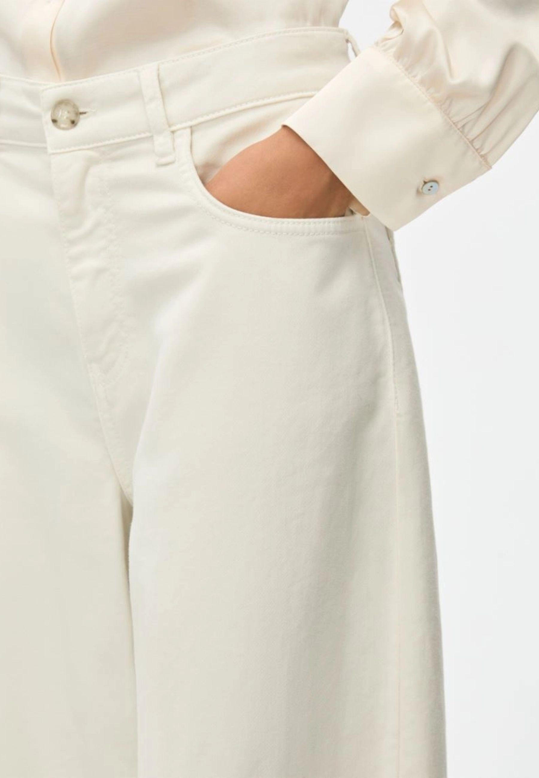 iBlues - Pantaloni barrel in raso di cotone stretch