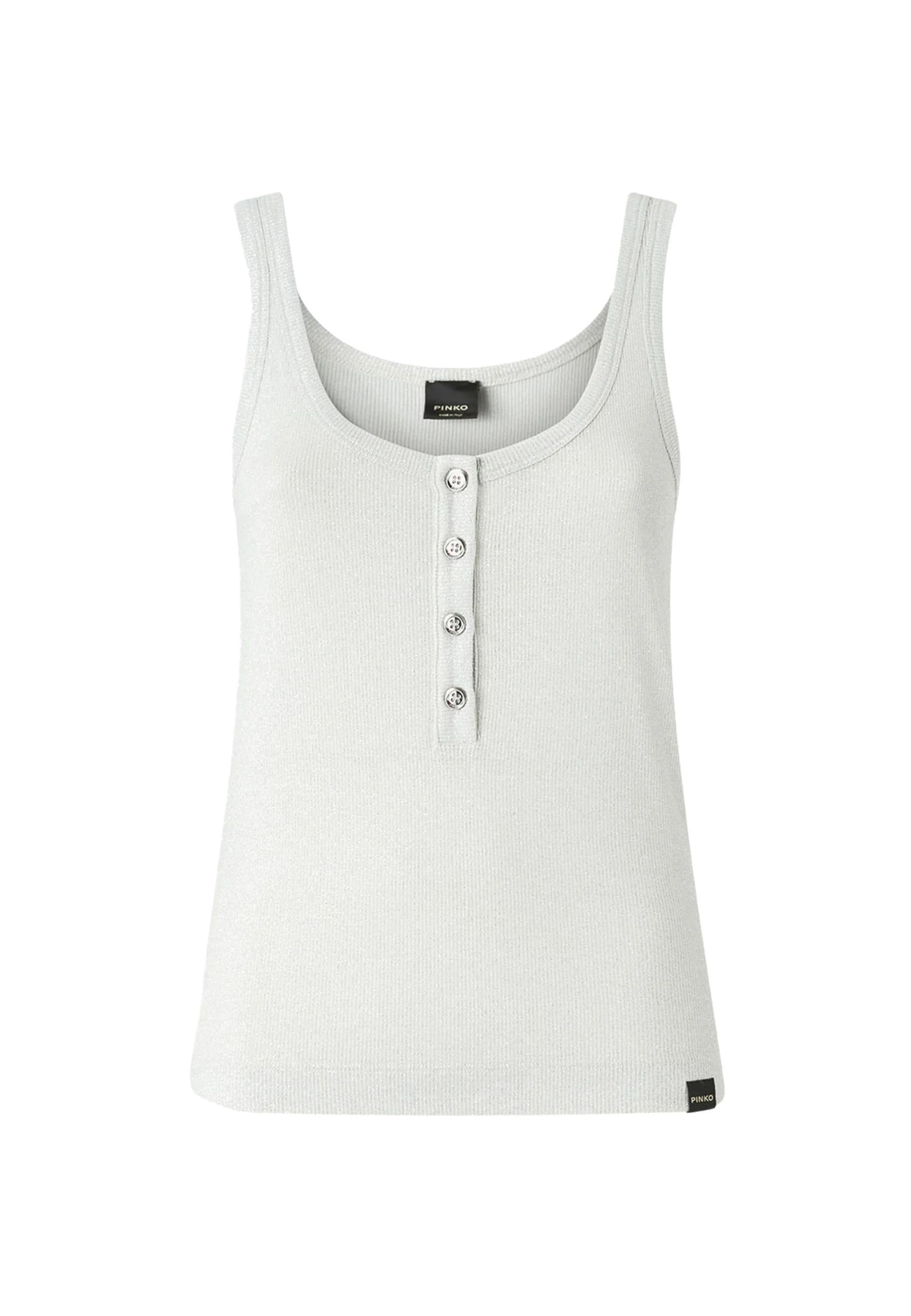 Chimera Tank Top effetto metallizzato