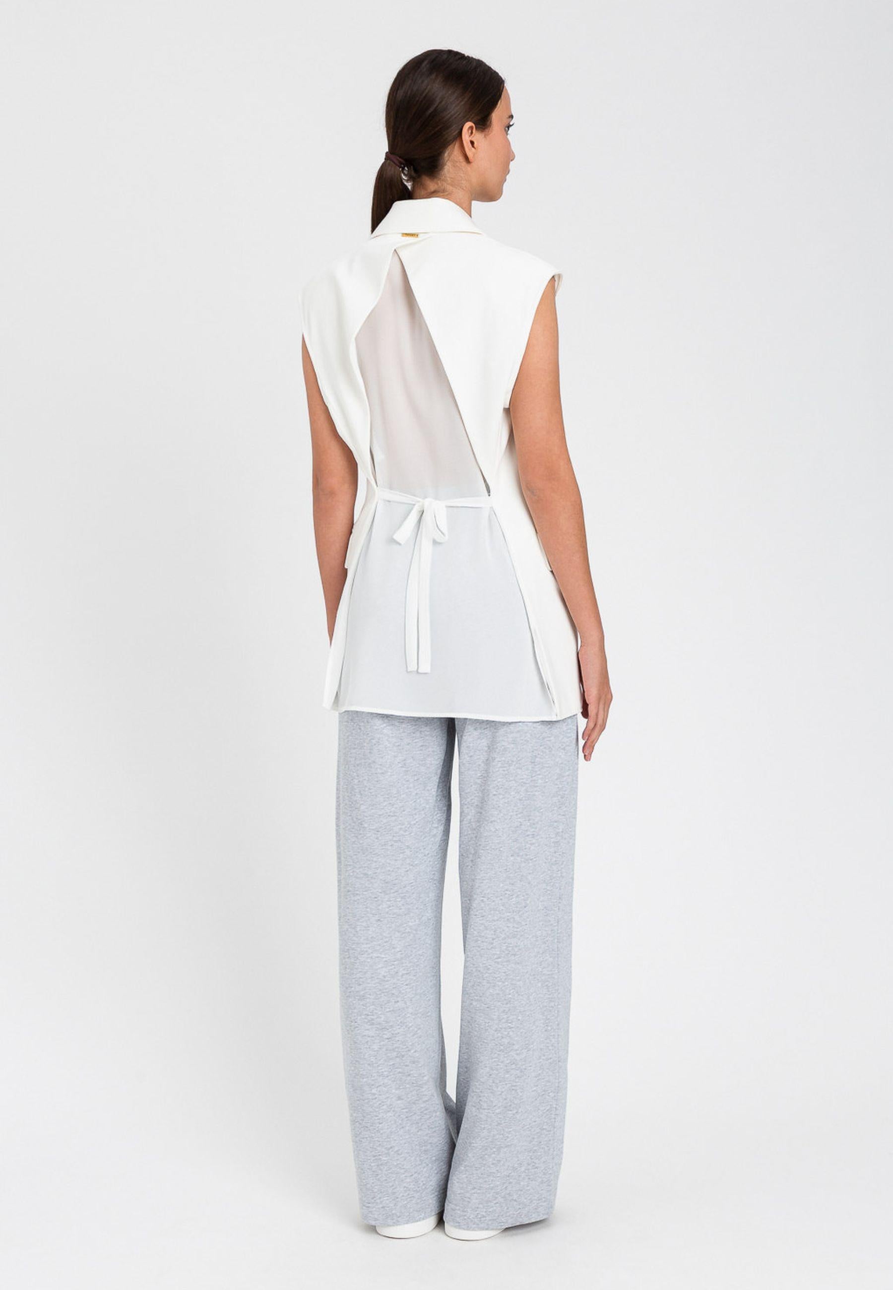 Twinset Milano - Gilet blazer smanicato