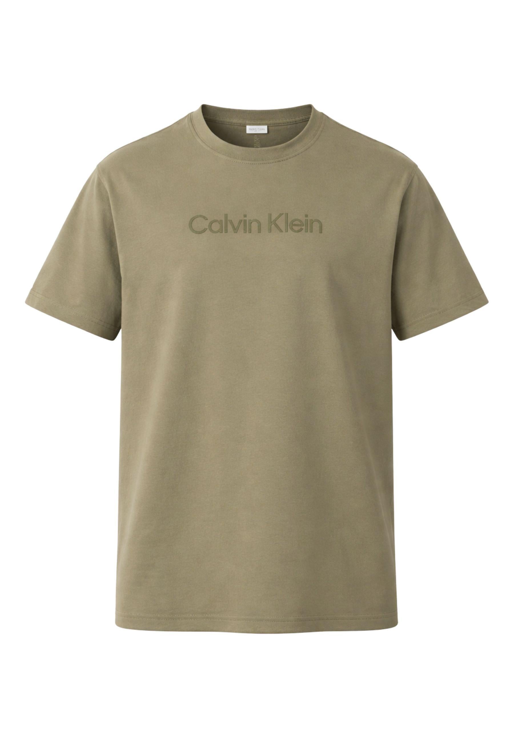 T-shirt Calvin Klein in cotone - Verde oliva