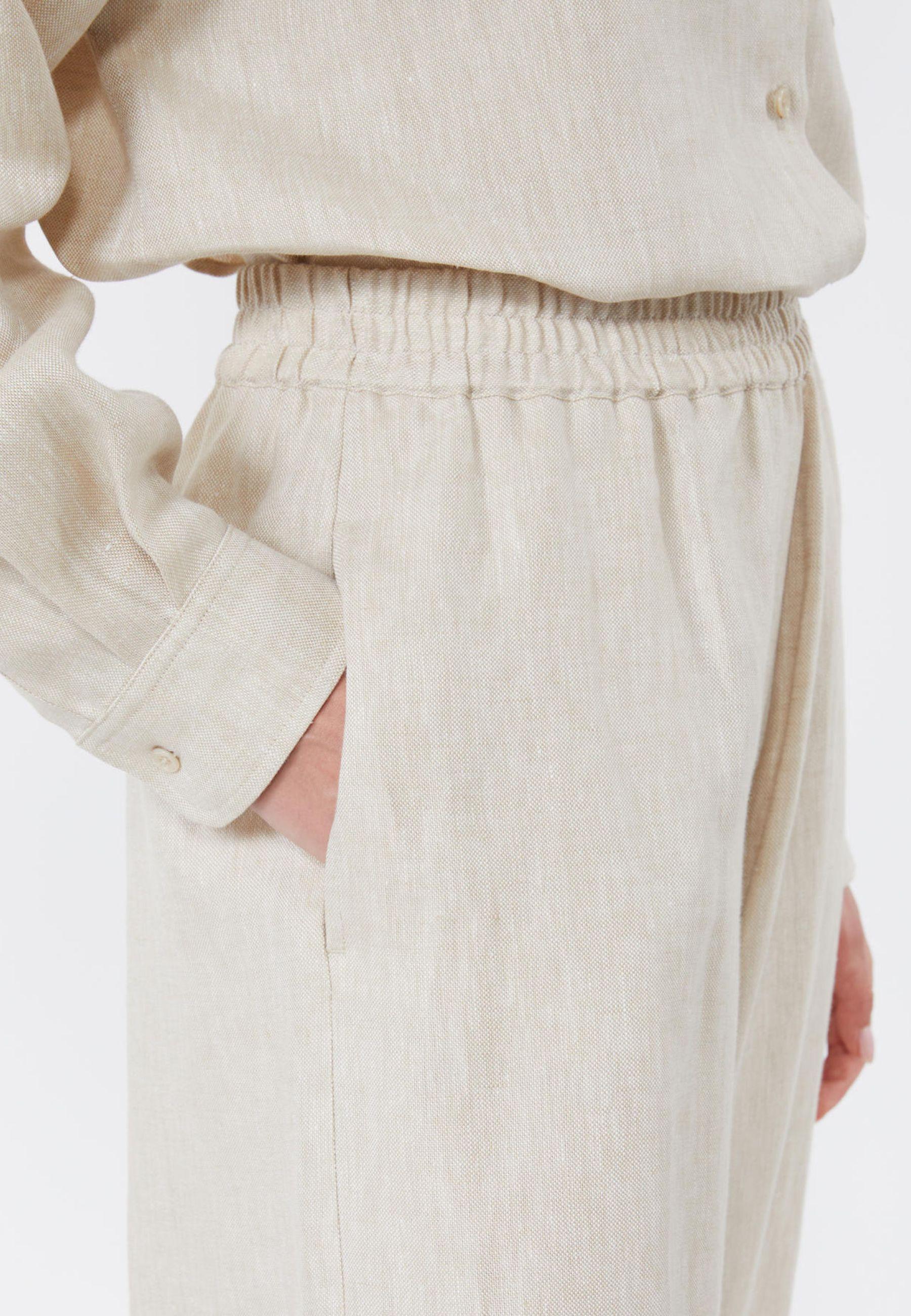 Weekend Max Mara - Pantalone cropped in puro lino