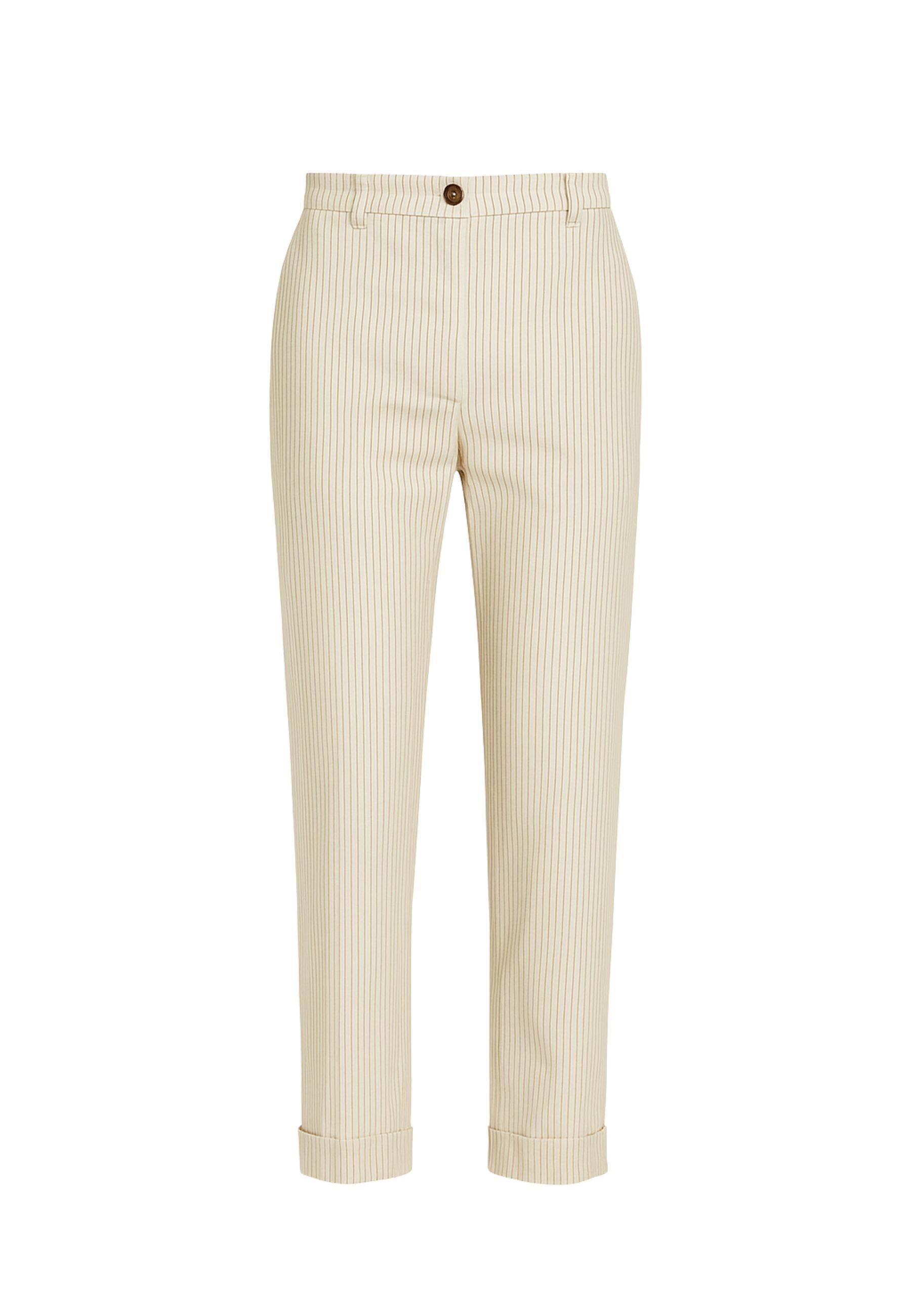 Essentiel Antwerp - Pantaloni a Righe Beige