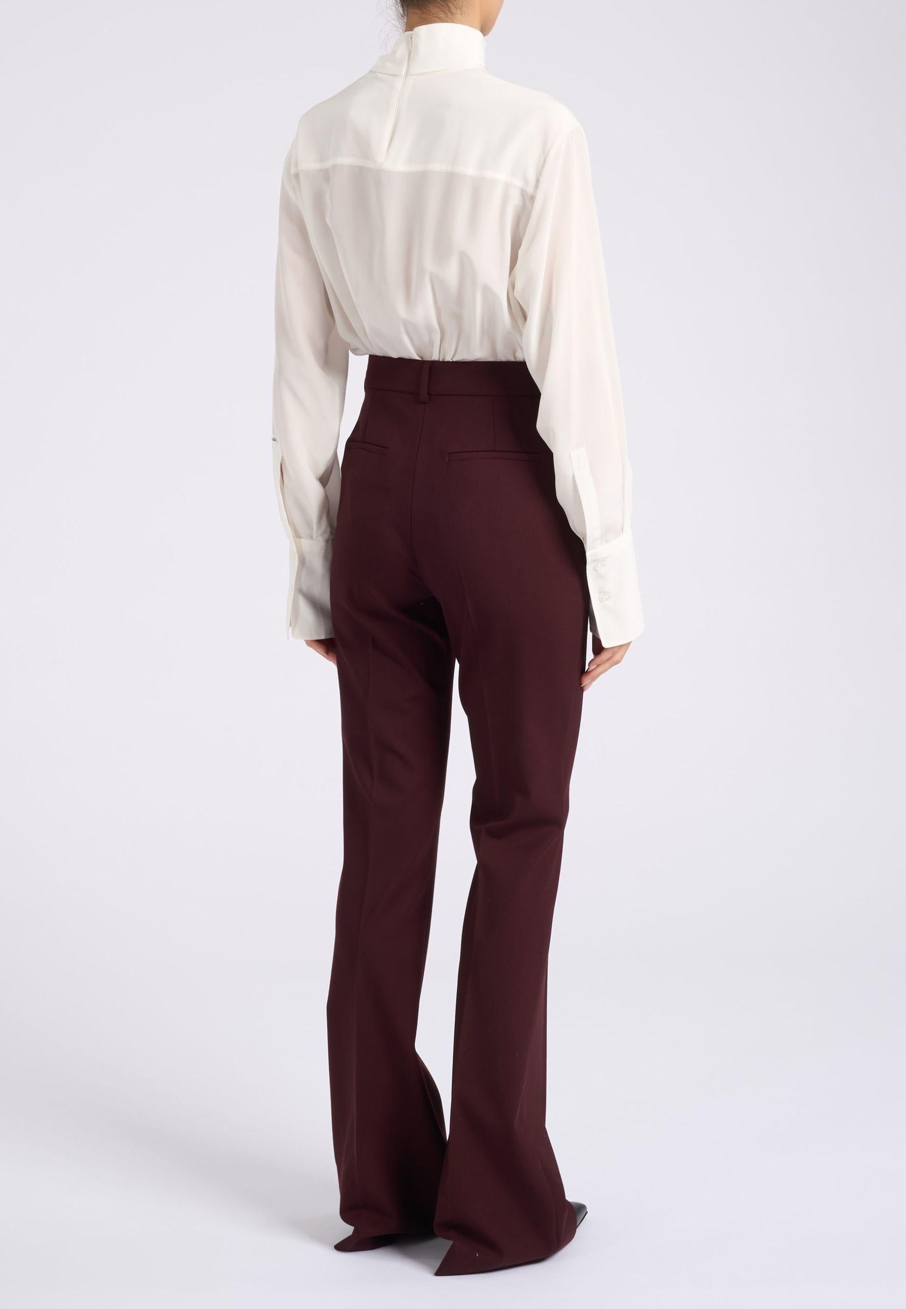 Pantalone flare "Febe" in lana stretch - Sportmax