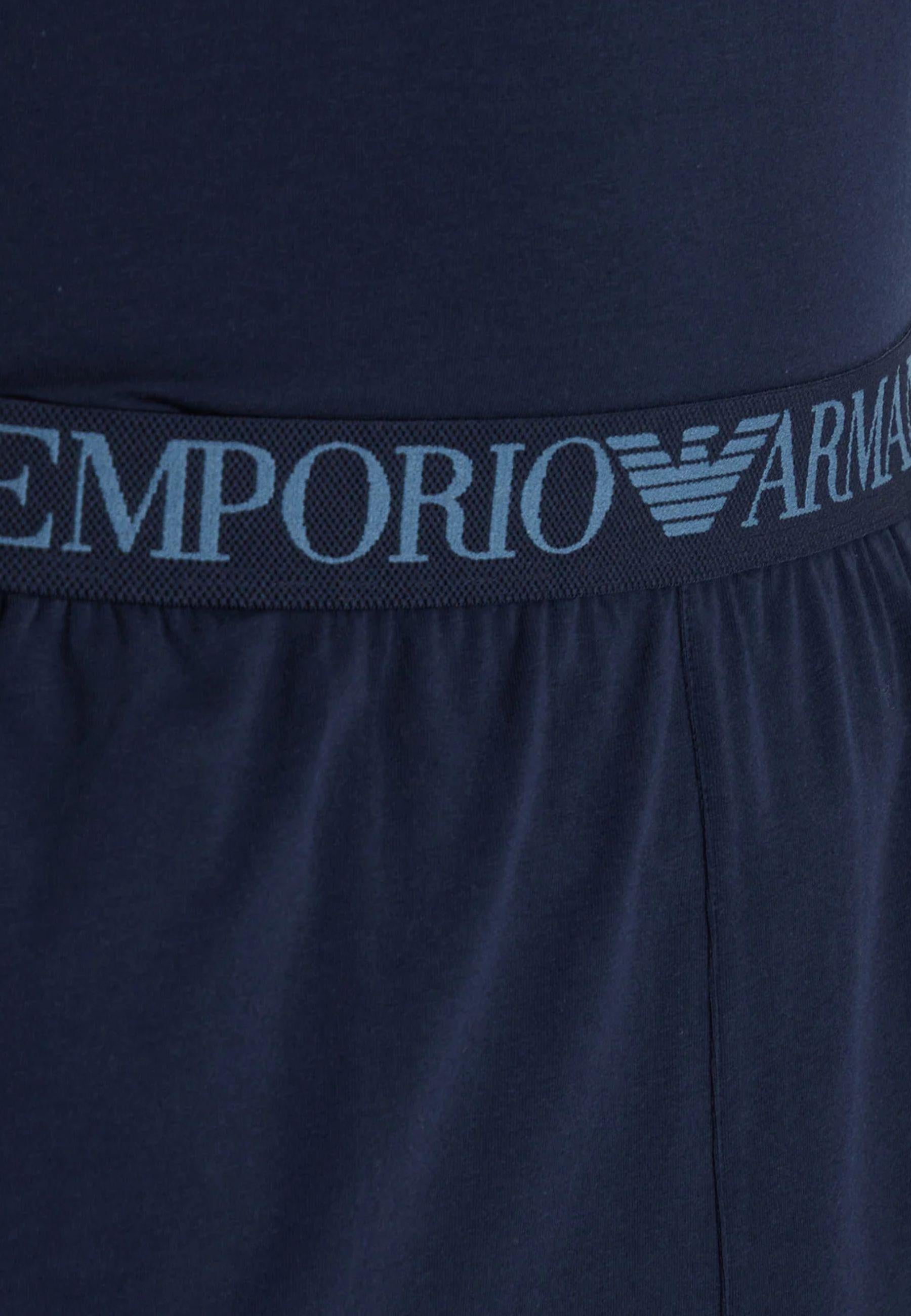 EMPORIO ARMANI - Pigiama con Bermuda in Jersey Endurance