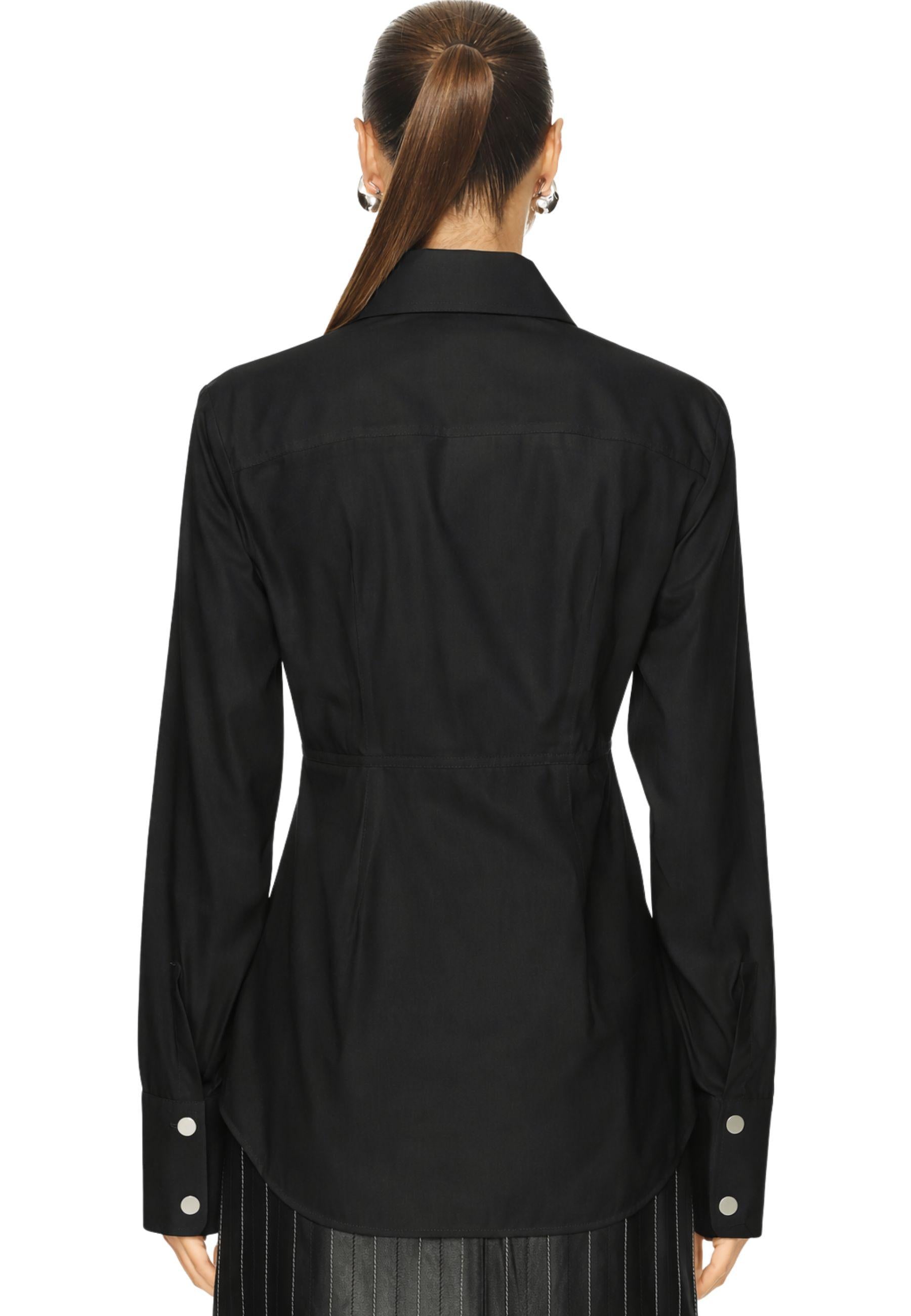 Sportmax - Camicia in popeline di cotone