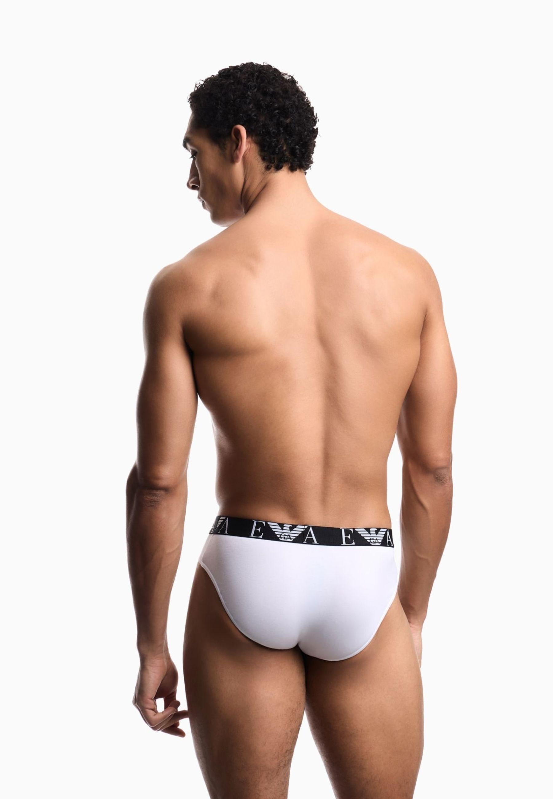 EMPORIO ARMANI - Pack 3 Slip Logo Bold Monogram