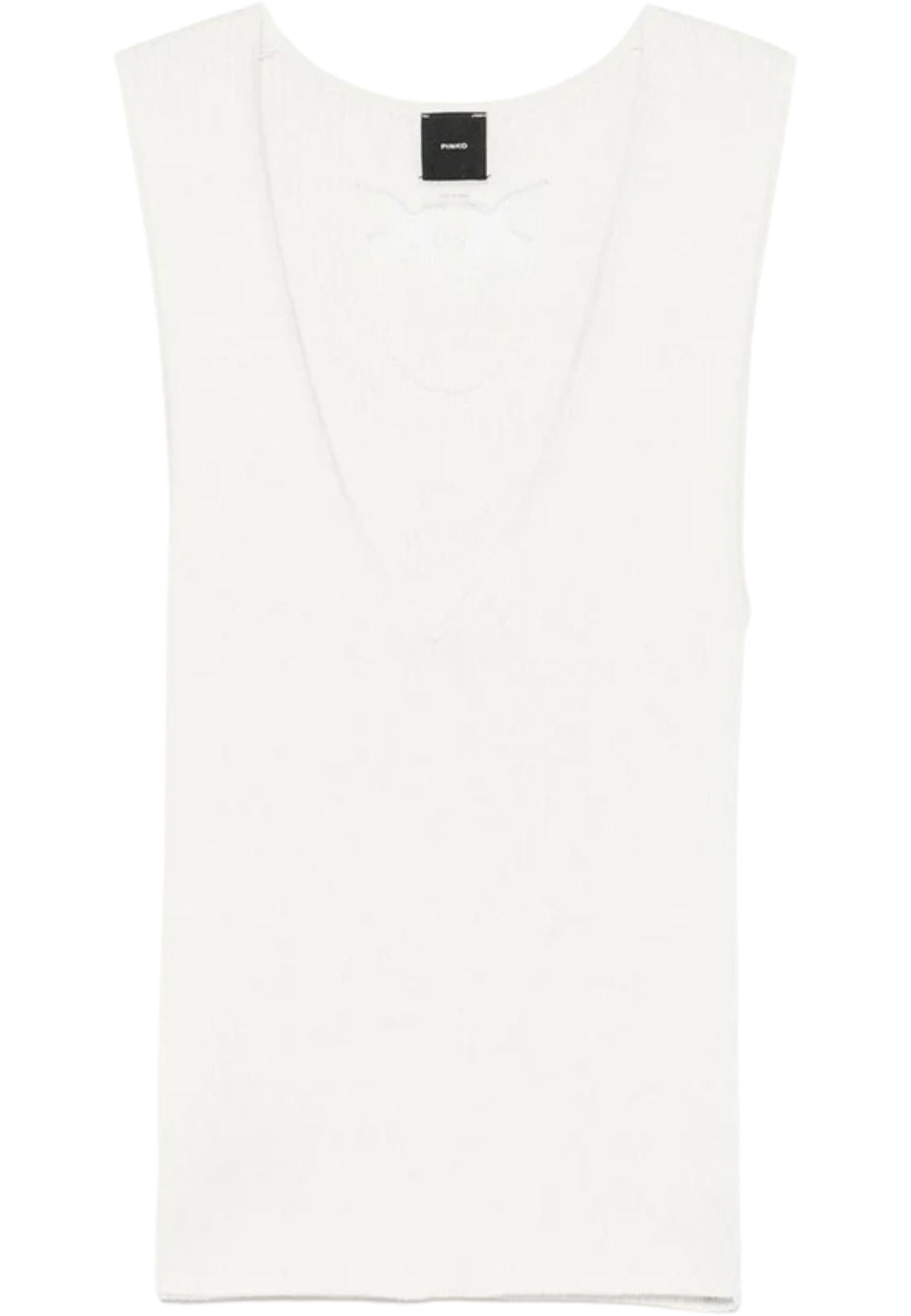 Top Agner con scollo a V