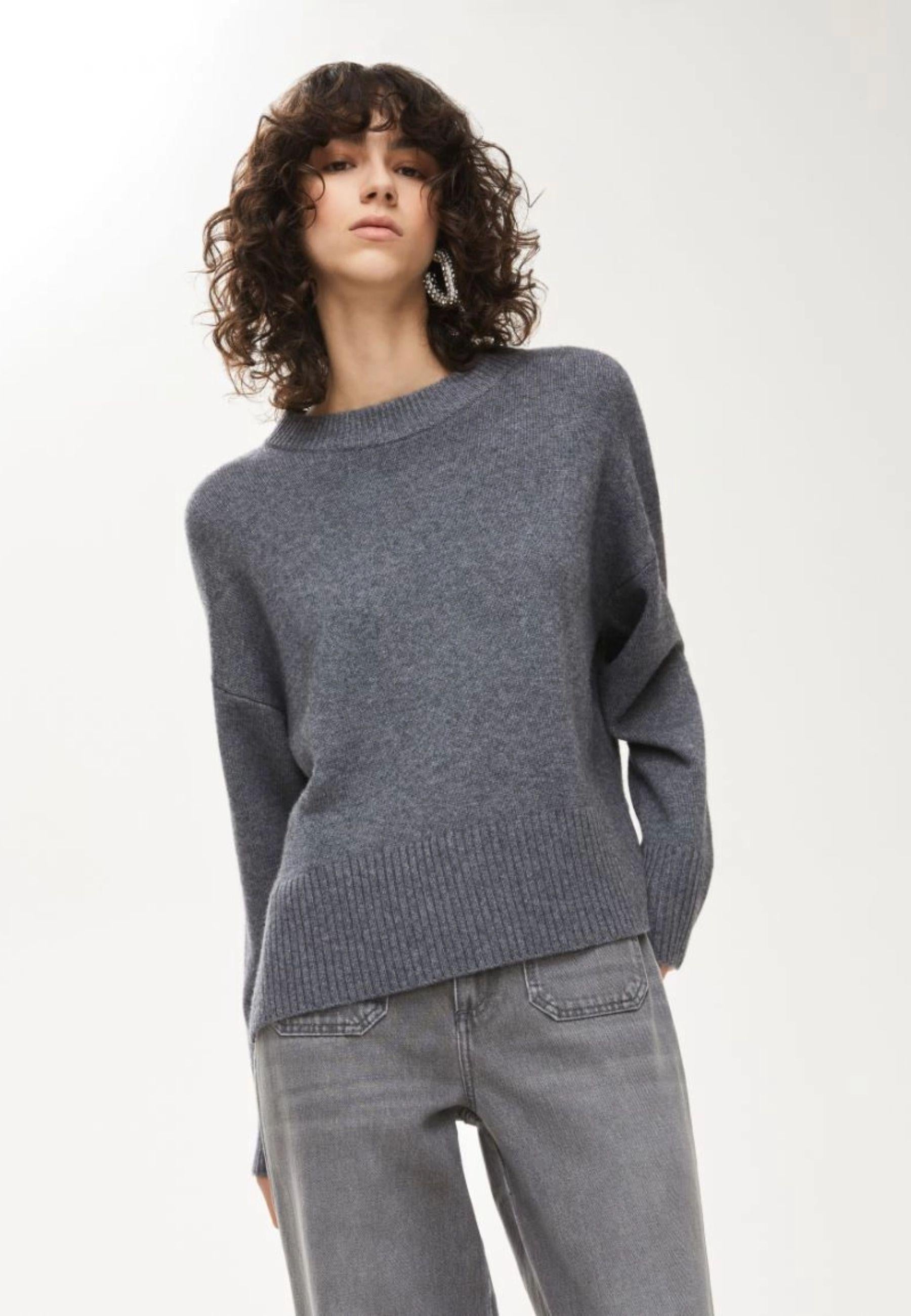 Maglia Over in Misto Cashmere e Lana