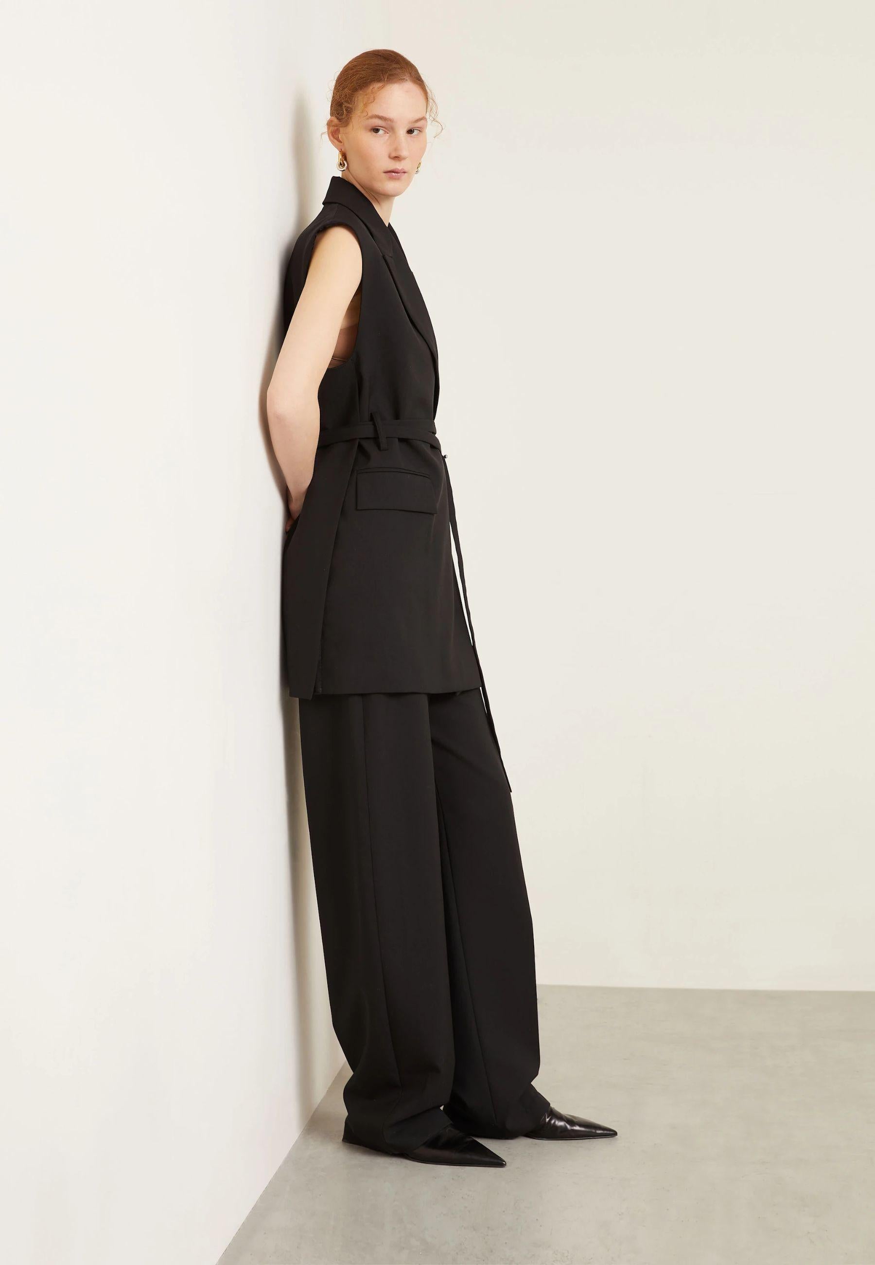 Pantalone a gamba dritta in pura lana - Sportmax