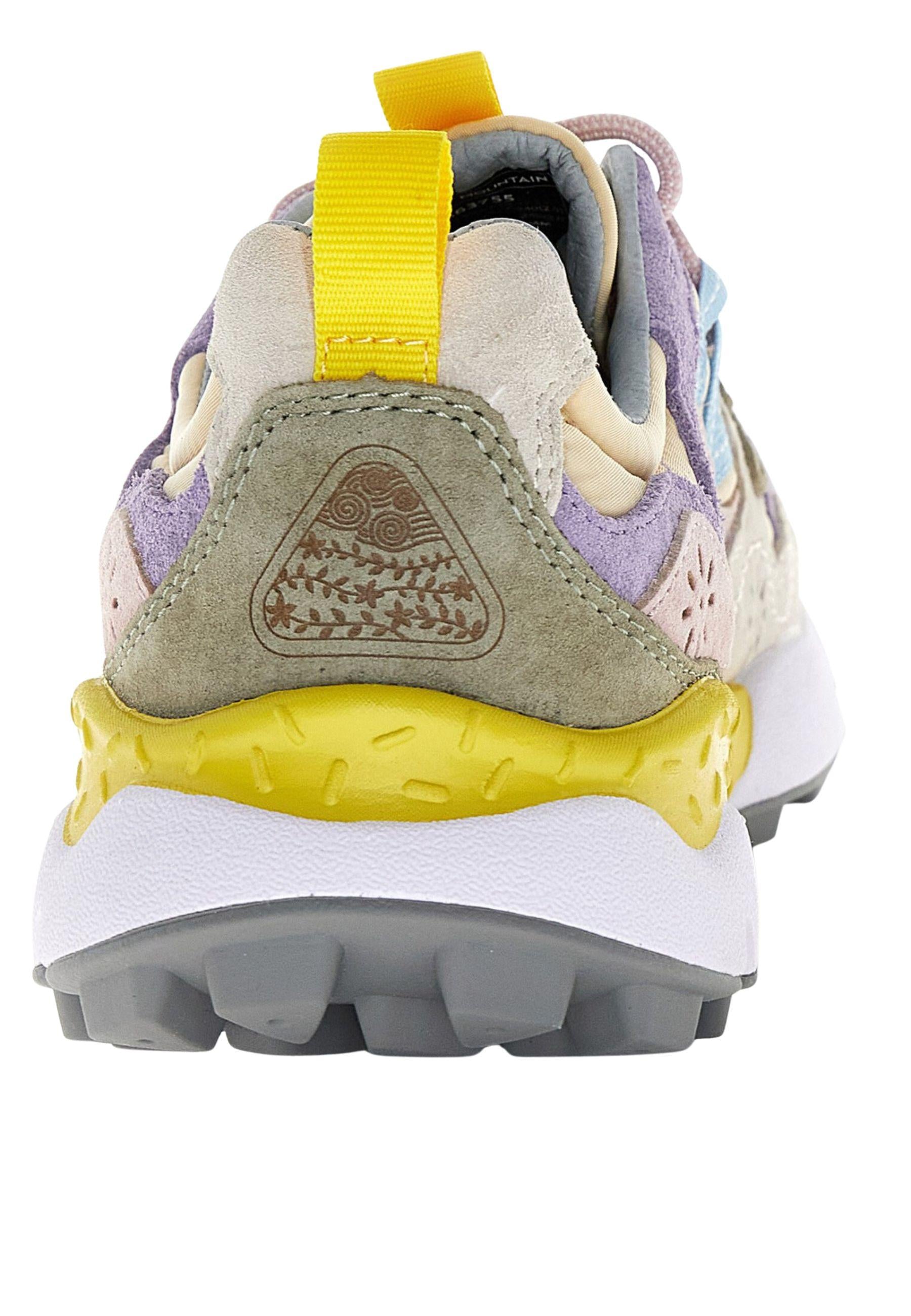 Sneaker Flower Mountain multicolor in pelle e tessuto tecnico