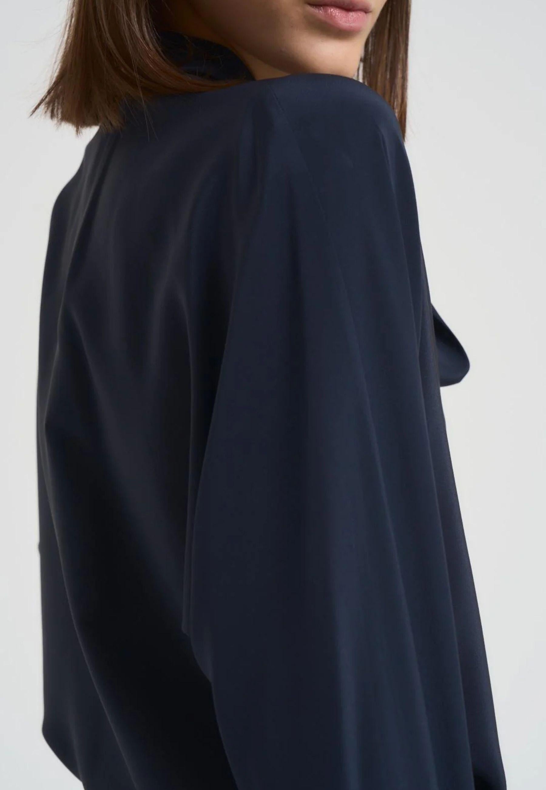 Max Mara Studio - Blusa in seta con fusciacca