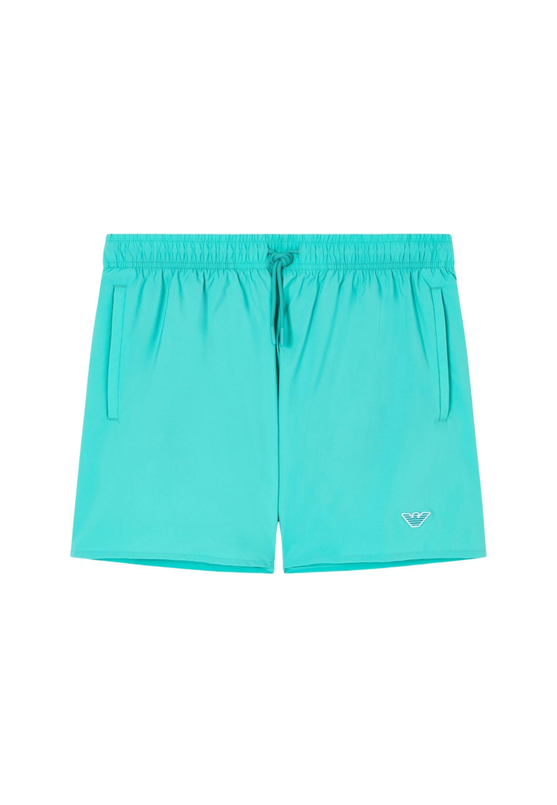 Costume da bagno uomo Emporio Armani - shorts con aquila ricamata