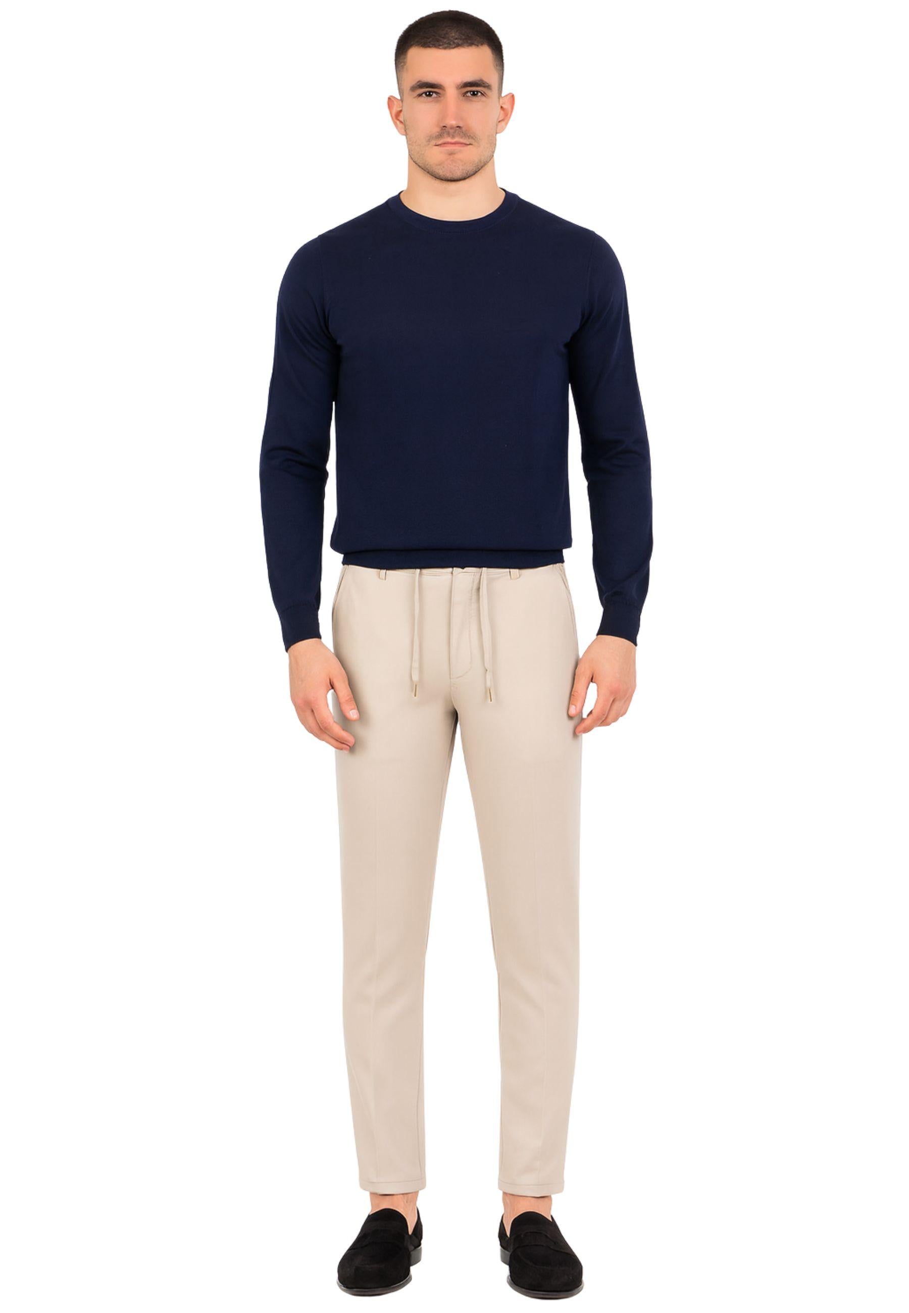 Pantalone Tasca America in Jersey Tinto Diretto - Linea Basic