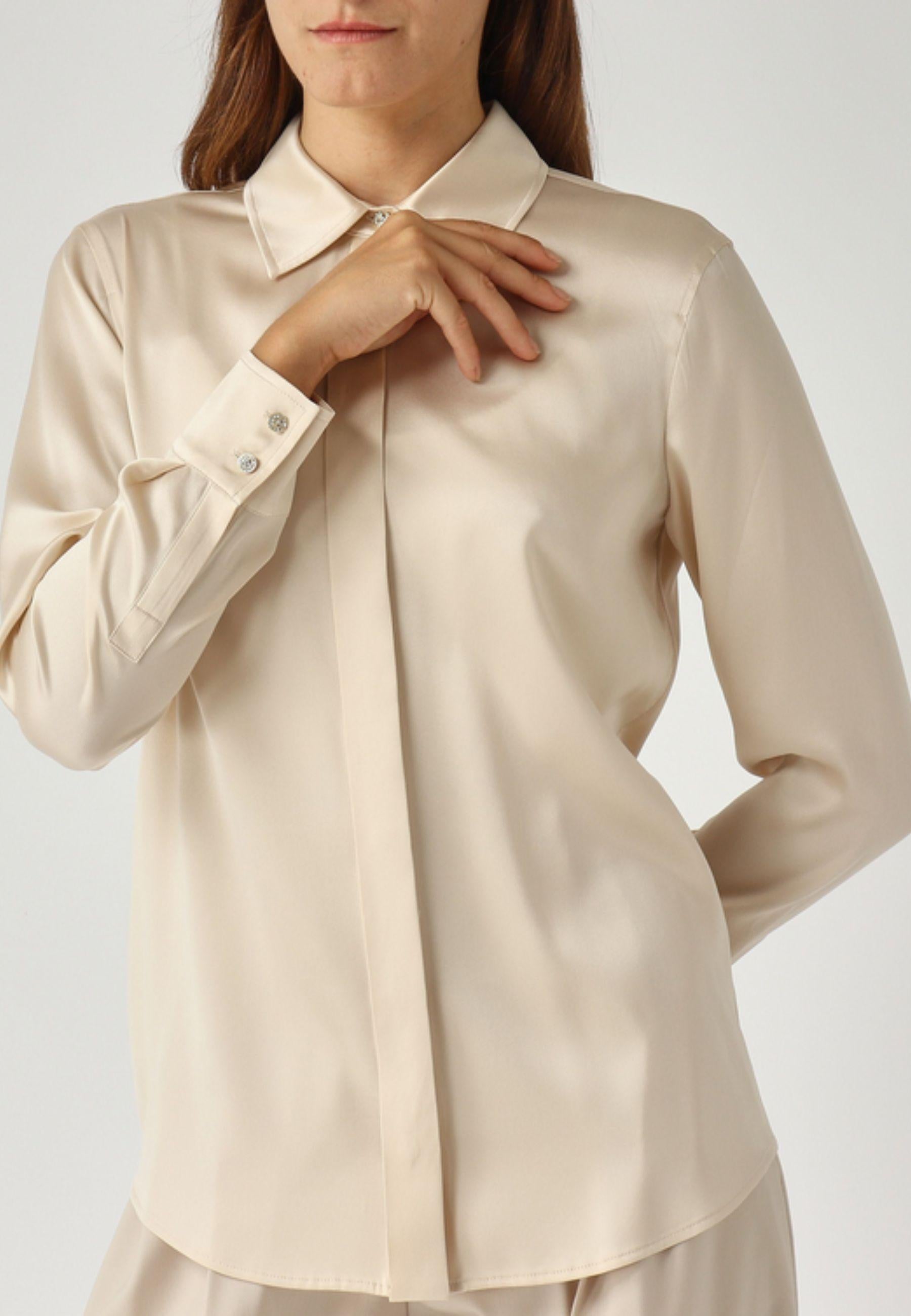 Max Mara Studio - Camicia Xero in seta stretch