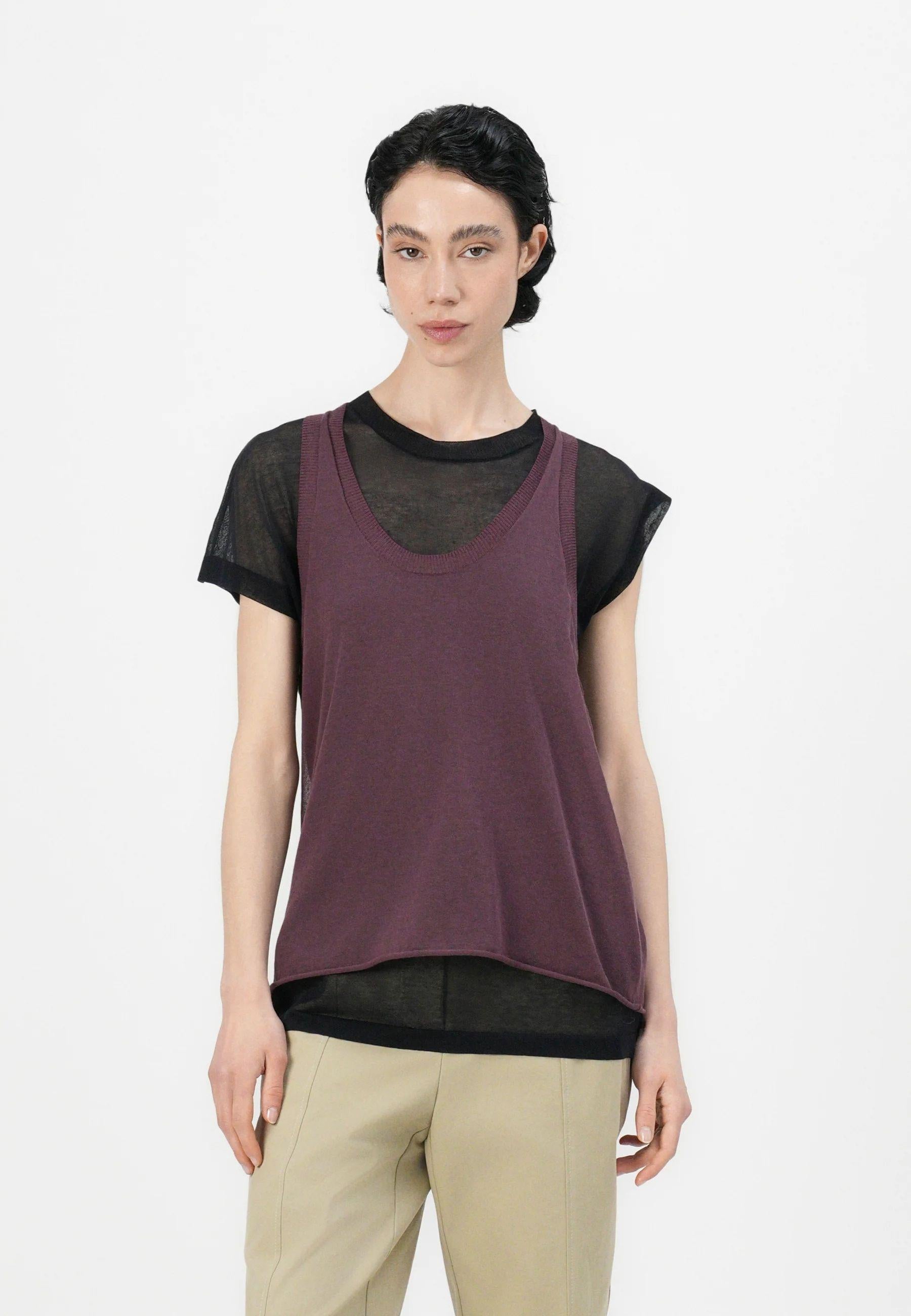 PINKO - MARK Maglia Crêpe | T-shirt Donna