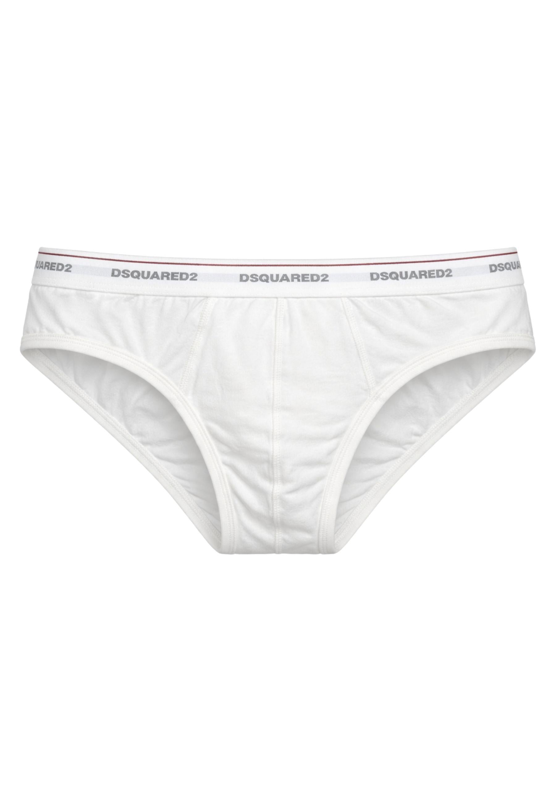 Dsquared2 - Slip Uomo con Stampa Logo "Rough"