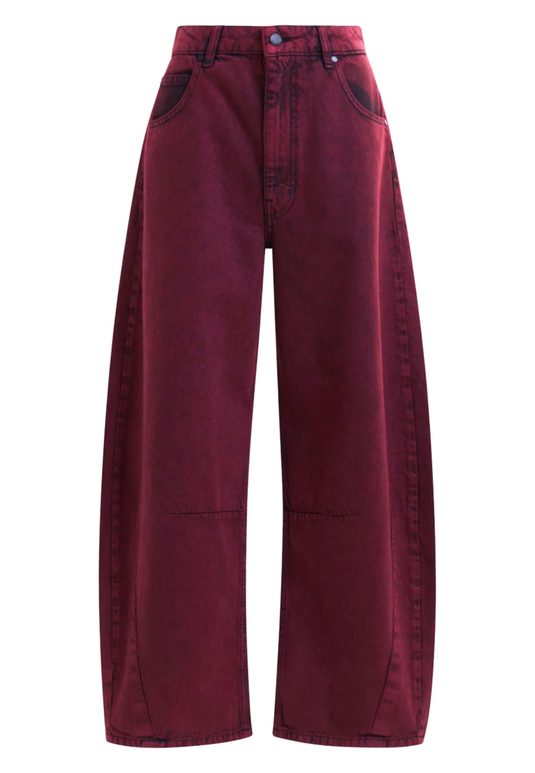 Jeans Barrel Leg "Impressive Overdye" - Margot Mauve