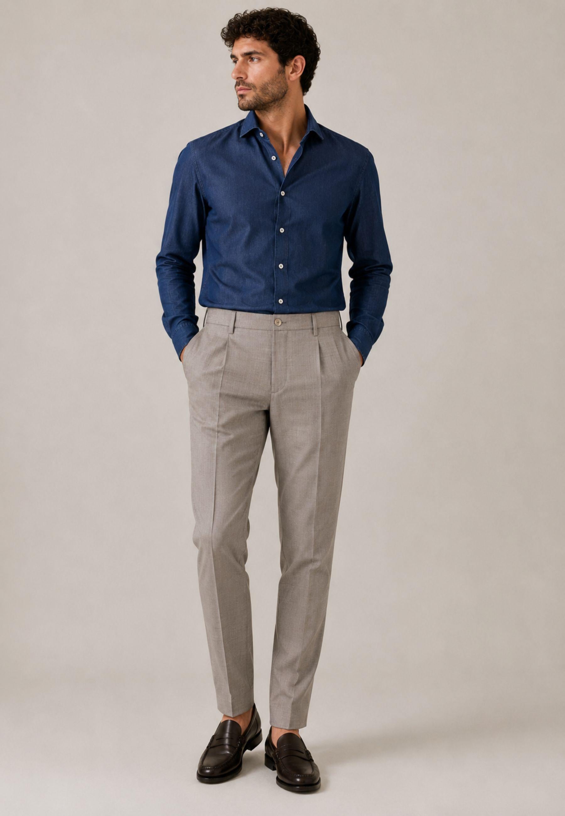 Briglia 1949 Tiberios pantalone beige uomo
