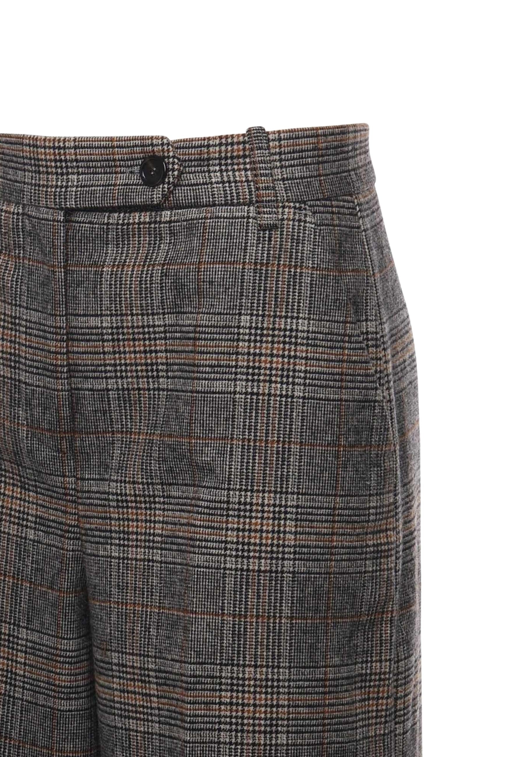 Pantaloni Palazzo Check Pinko