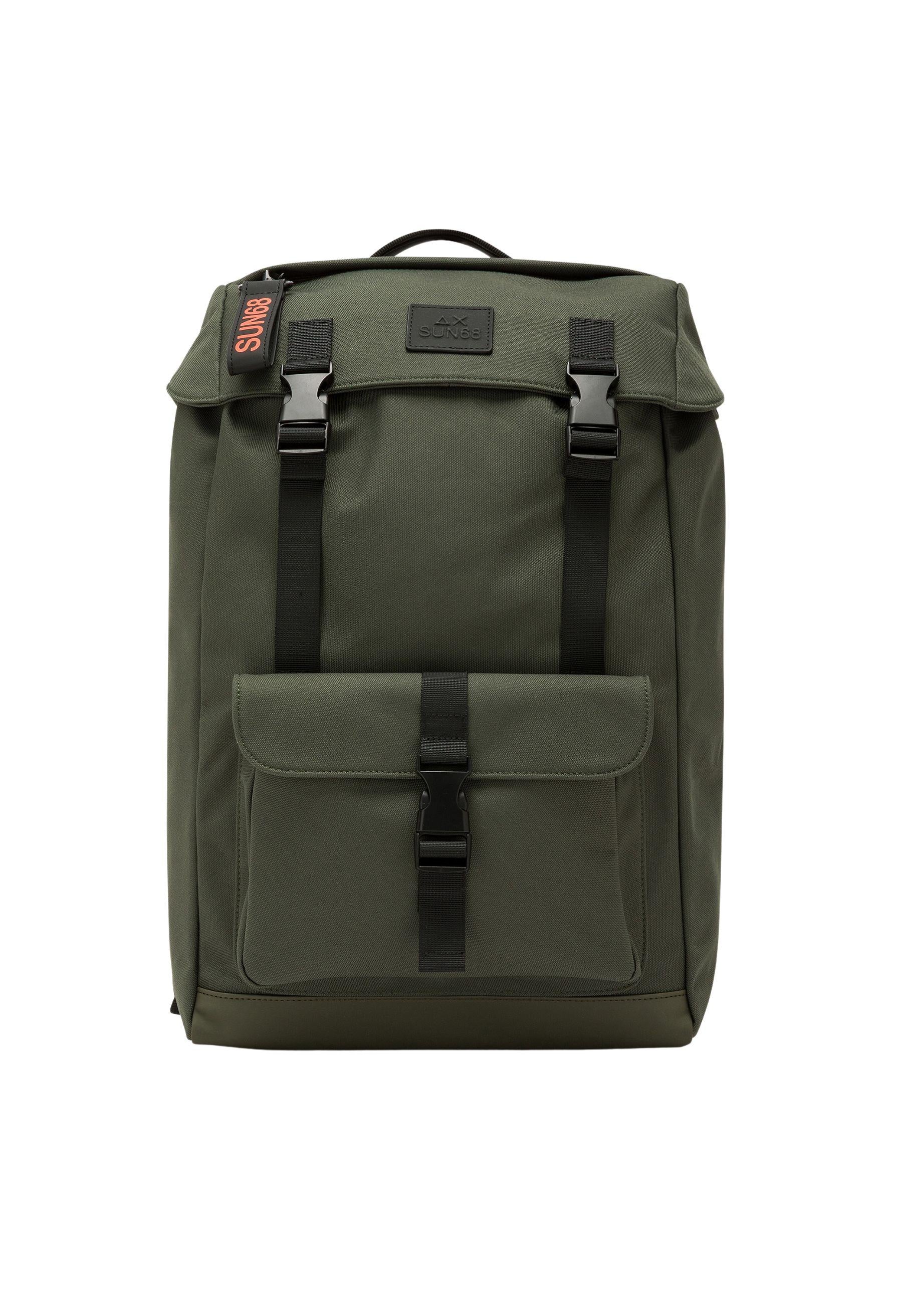 SUN68 Zaino Unisex - Colore Verde Militare