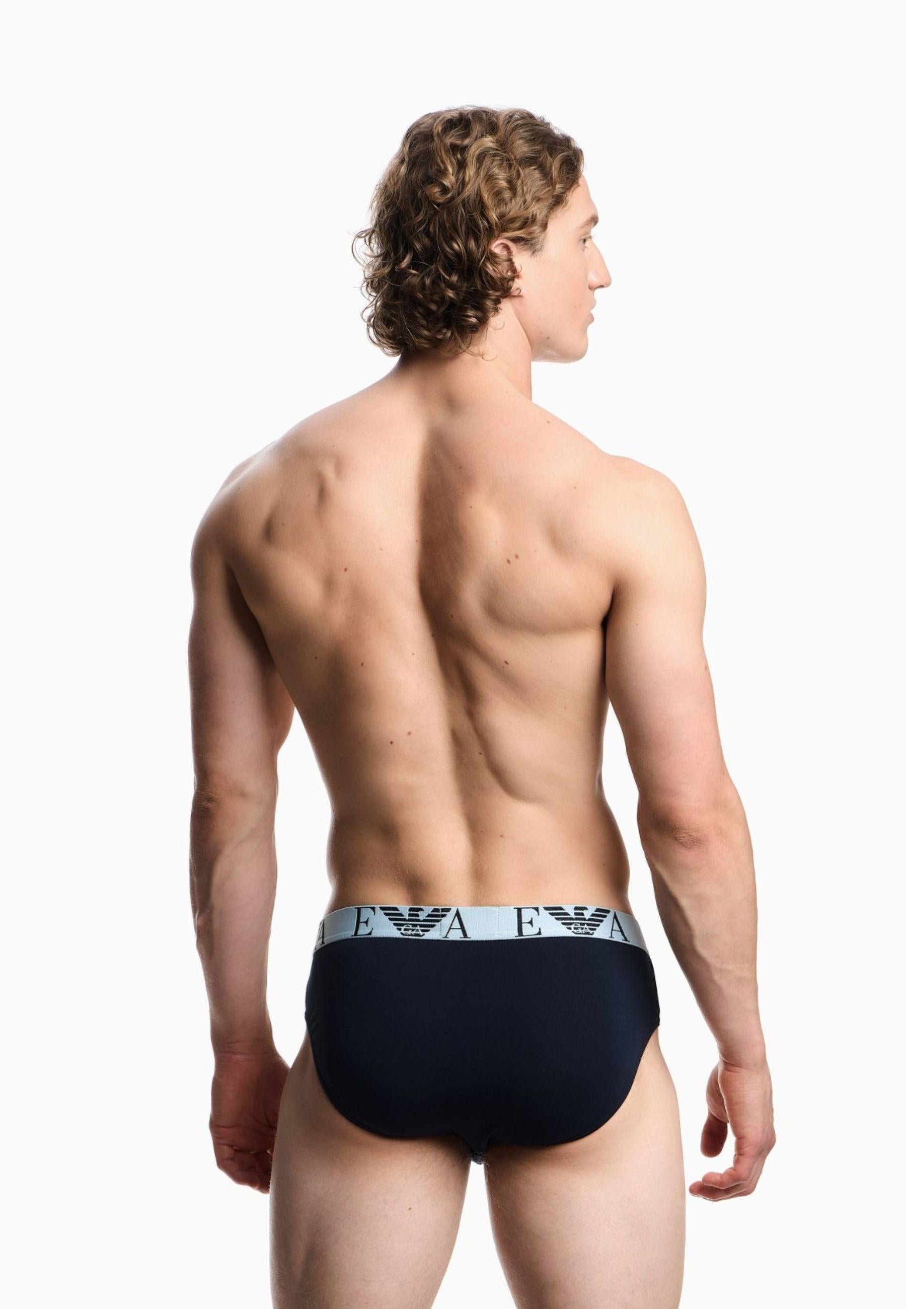EMPORIO ARMANI - Pack 3 Slip Logo Bold Monogram
