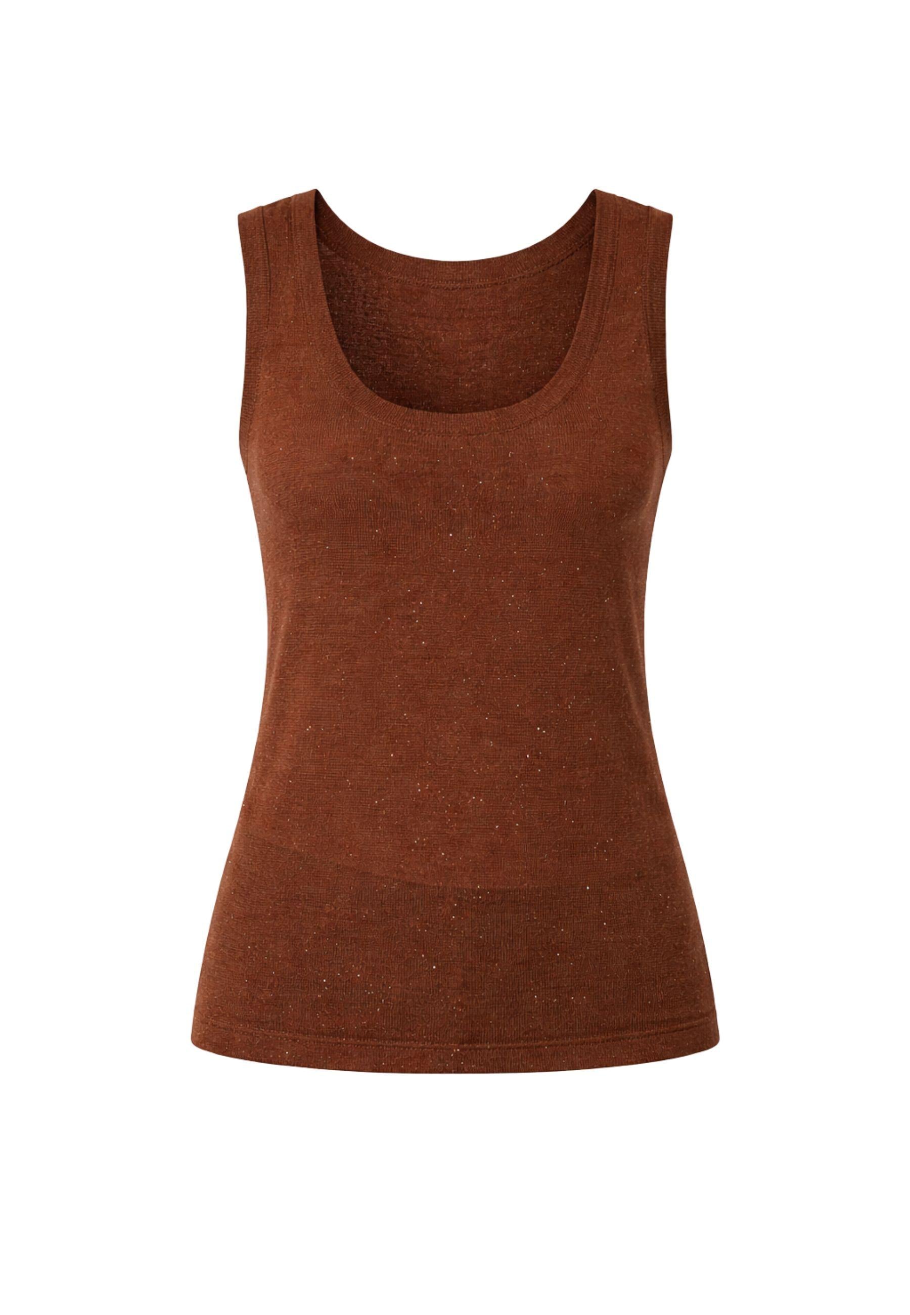 Max Mara Studio - Top in lana e seta con micro paillettes
