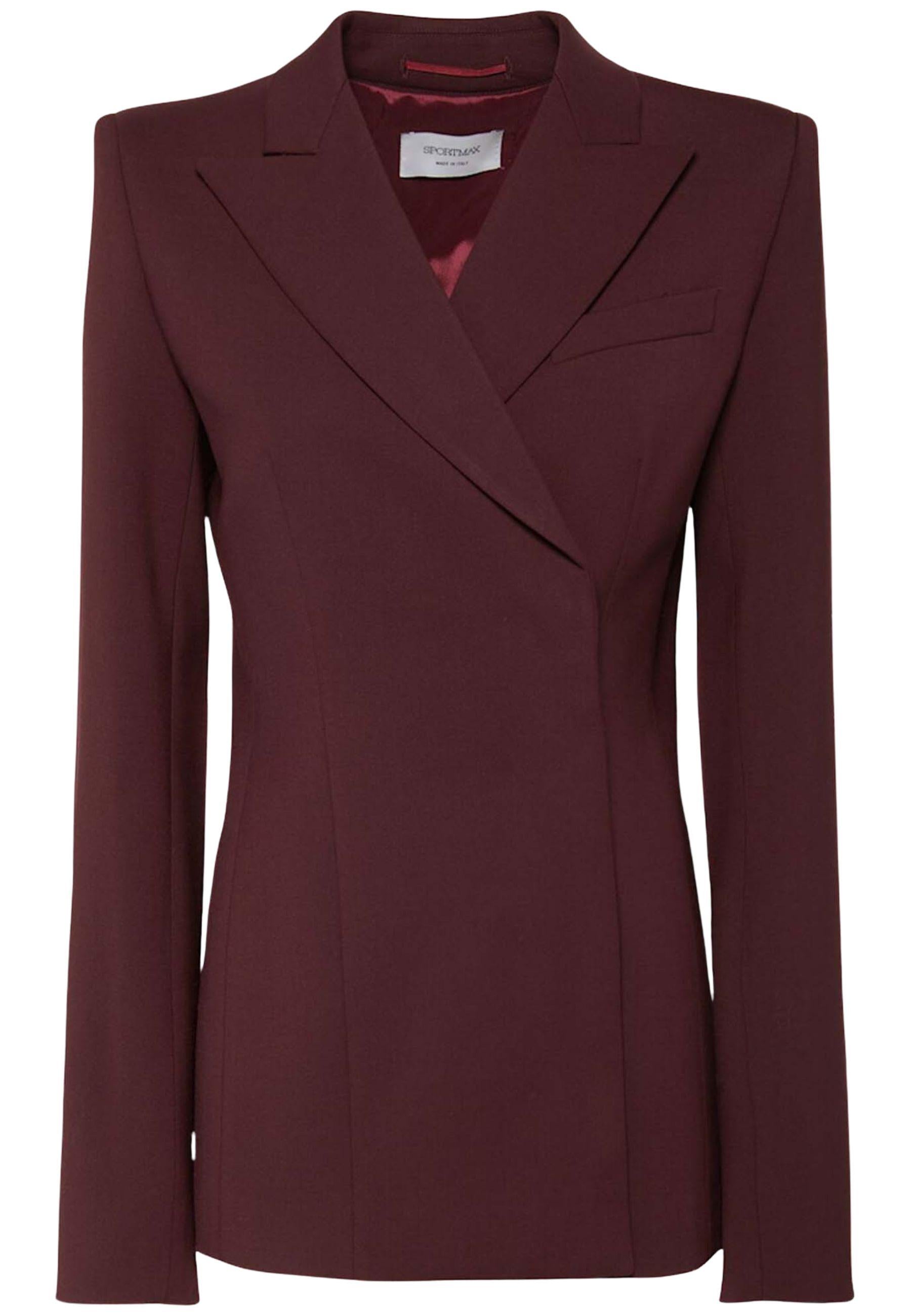 Sportmax Giacca sartoriale in lana vergine