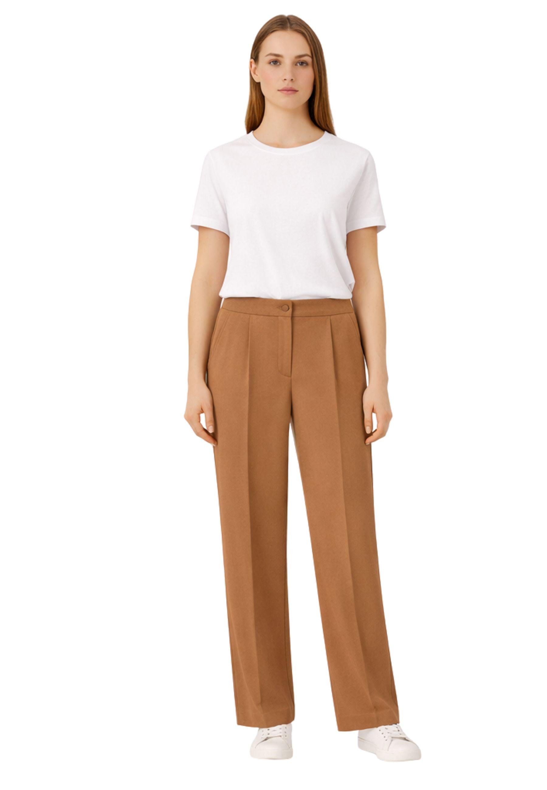 Pantaloni ampi in misto viscosa - iBlues