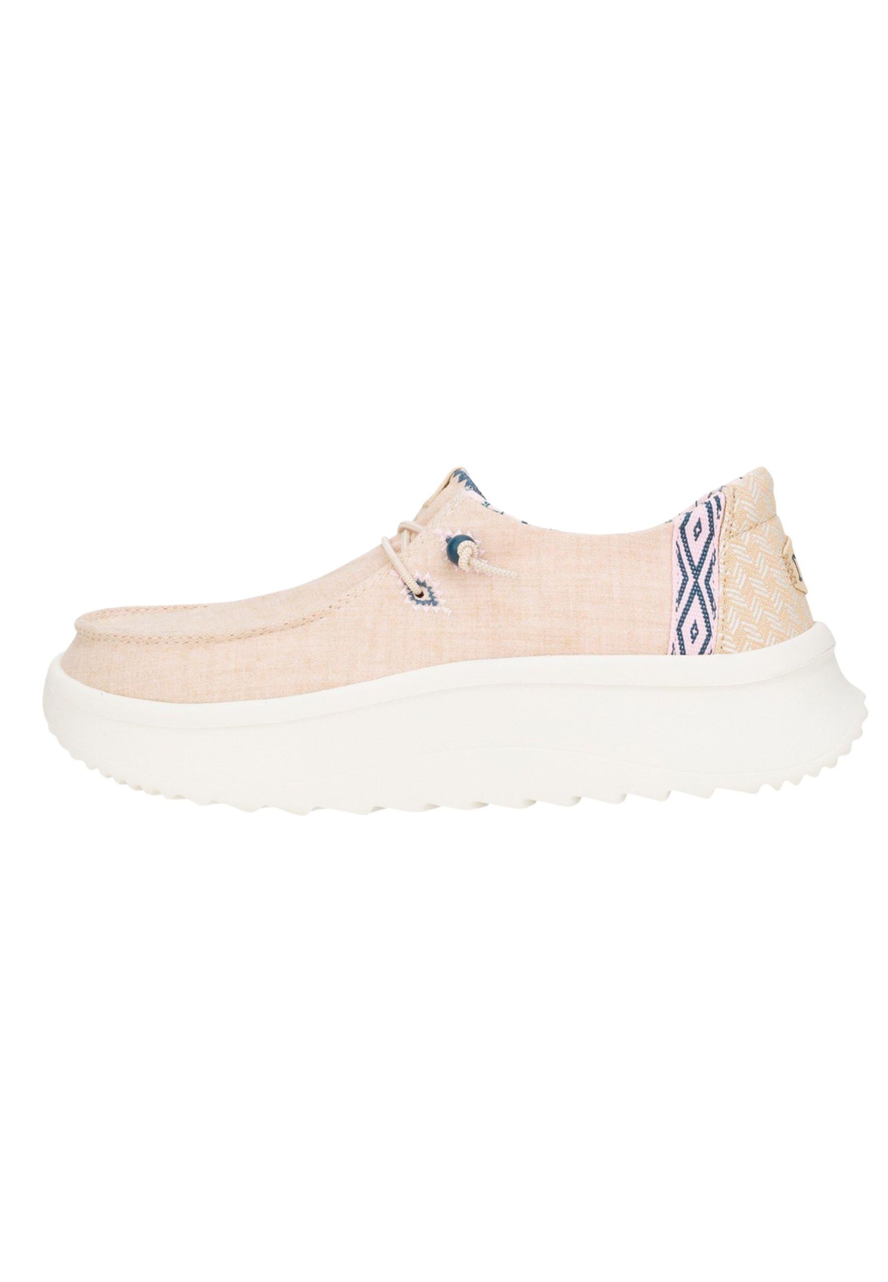 Wendy Peak Chambray Woven da donna - mocassino platform in tessuto intrecciato