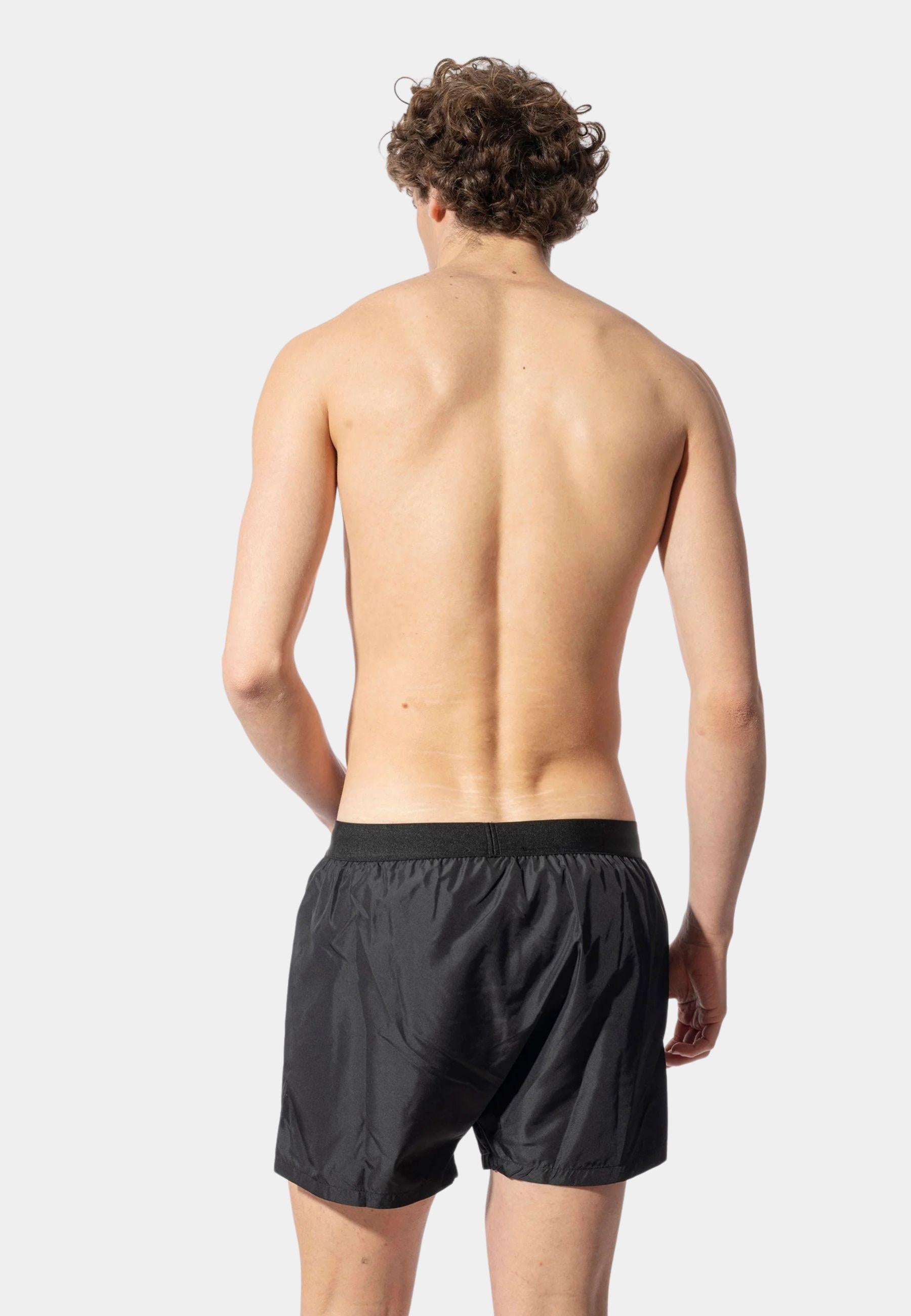 Costume da bagno uomo con logo elastico