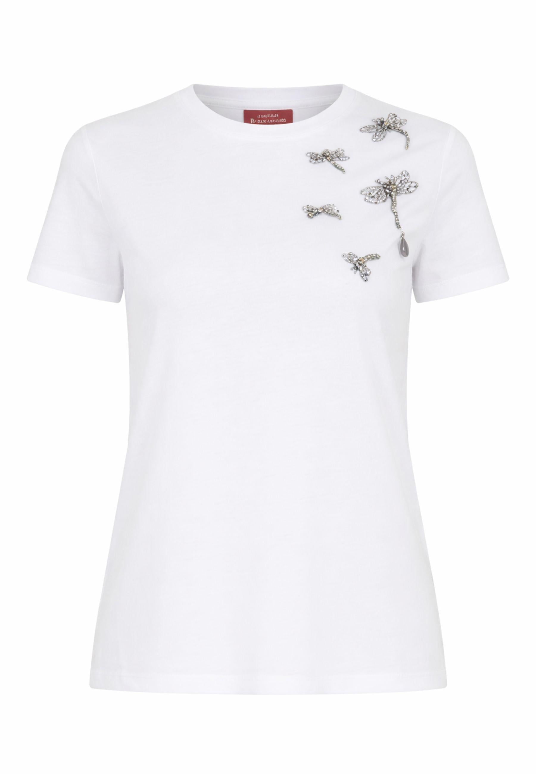 T-shirt con decorazioni gioiello - Max Mara
