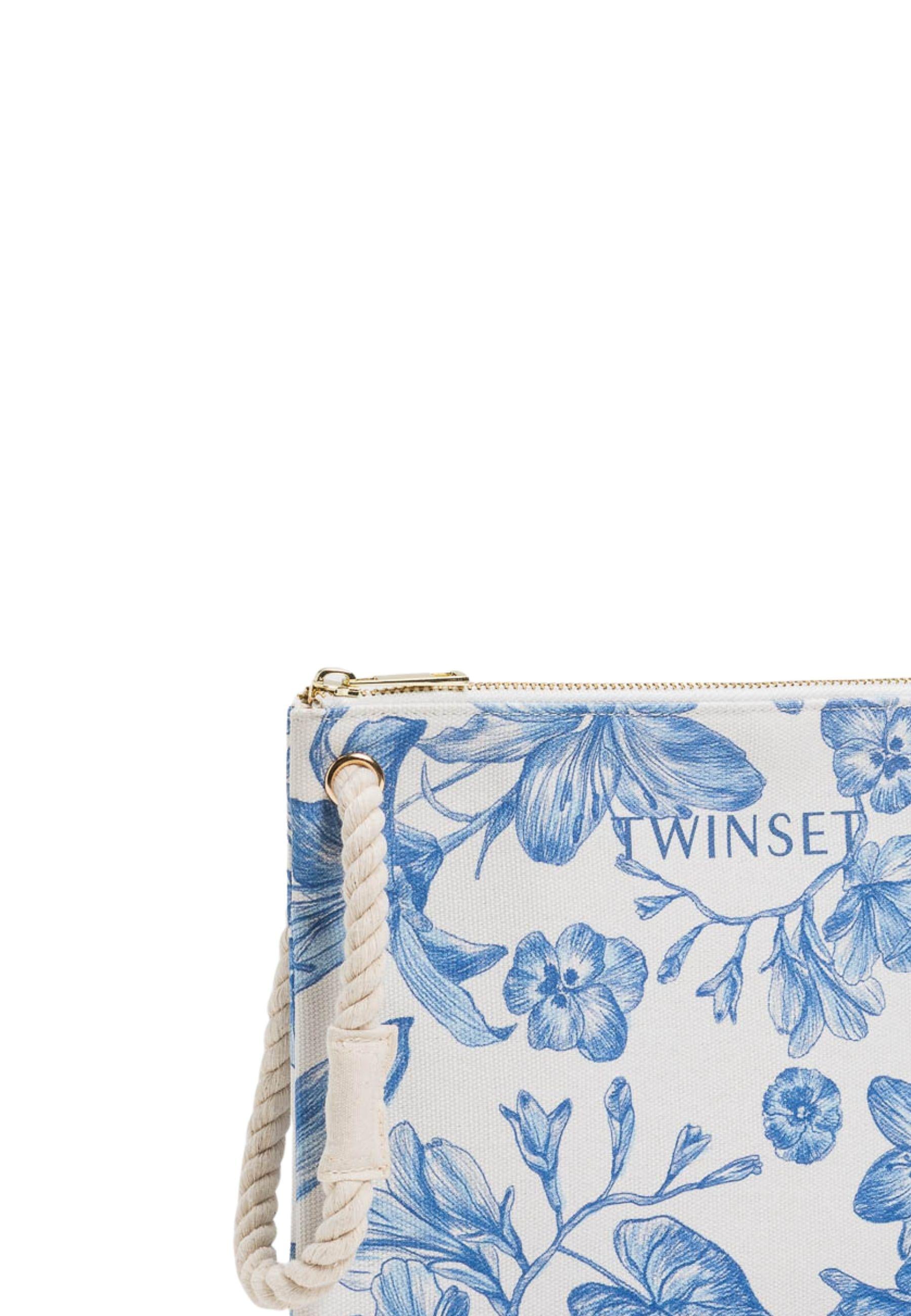 Twinset U&B - Pochette stampa floreale