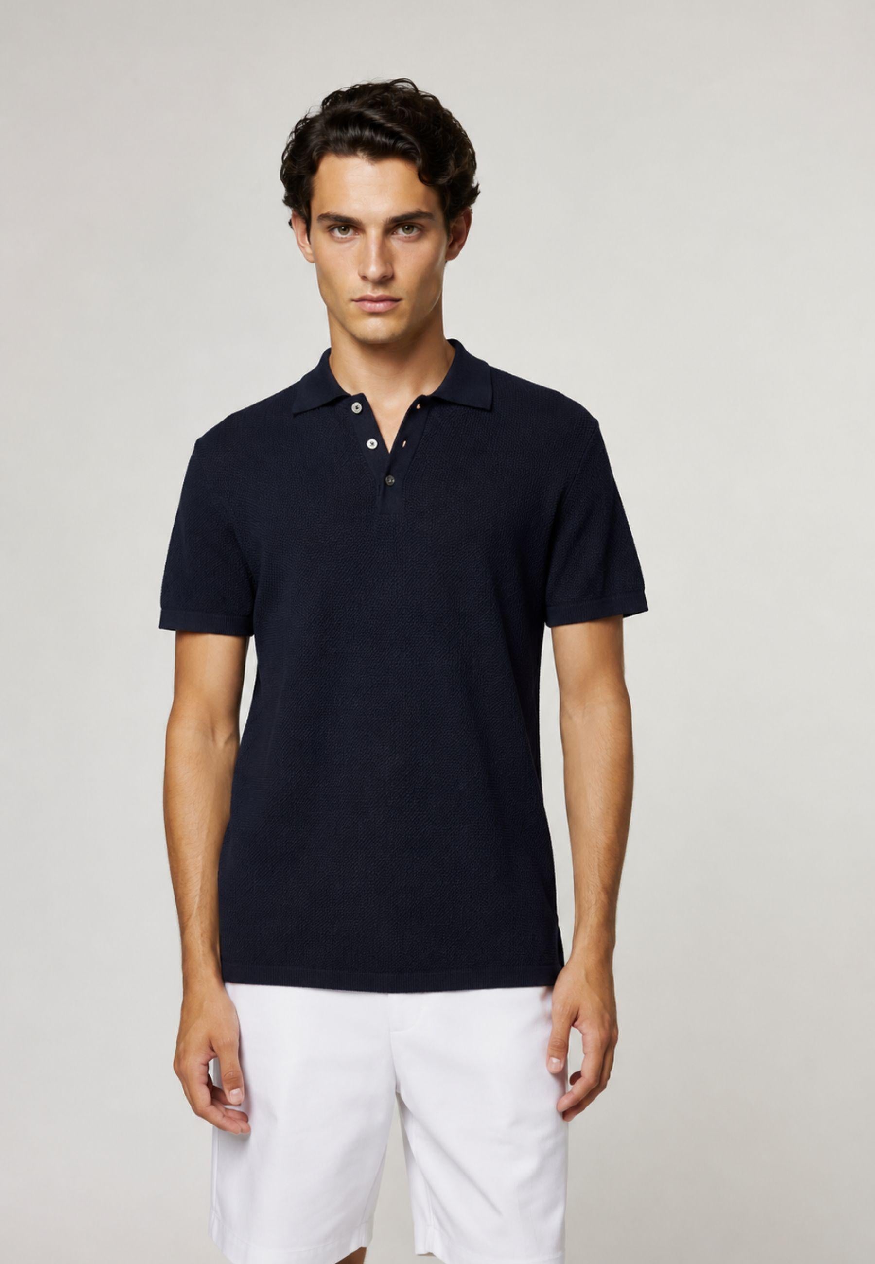 Daniele Fiesoli Polo in Maglia di Cotone