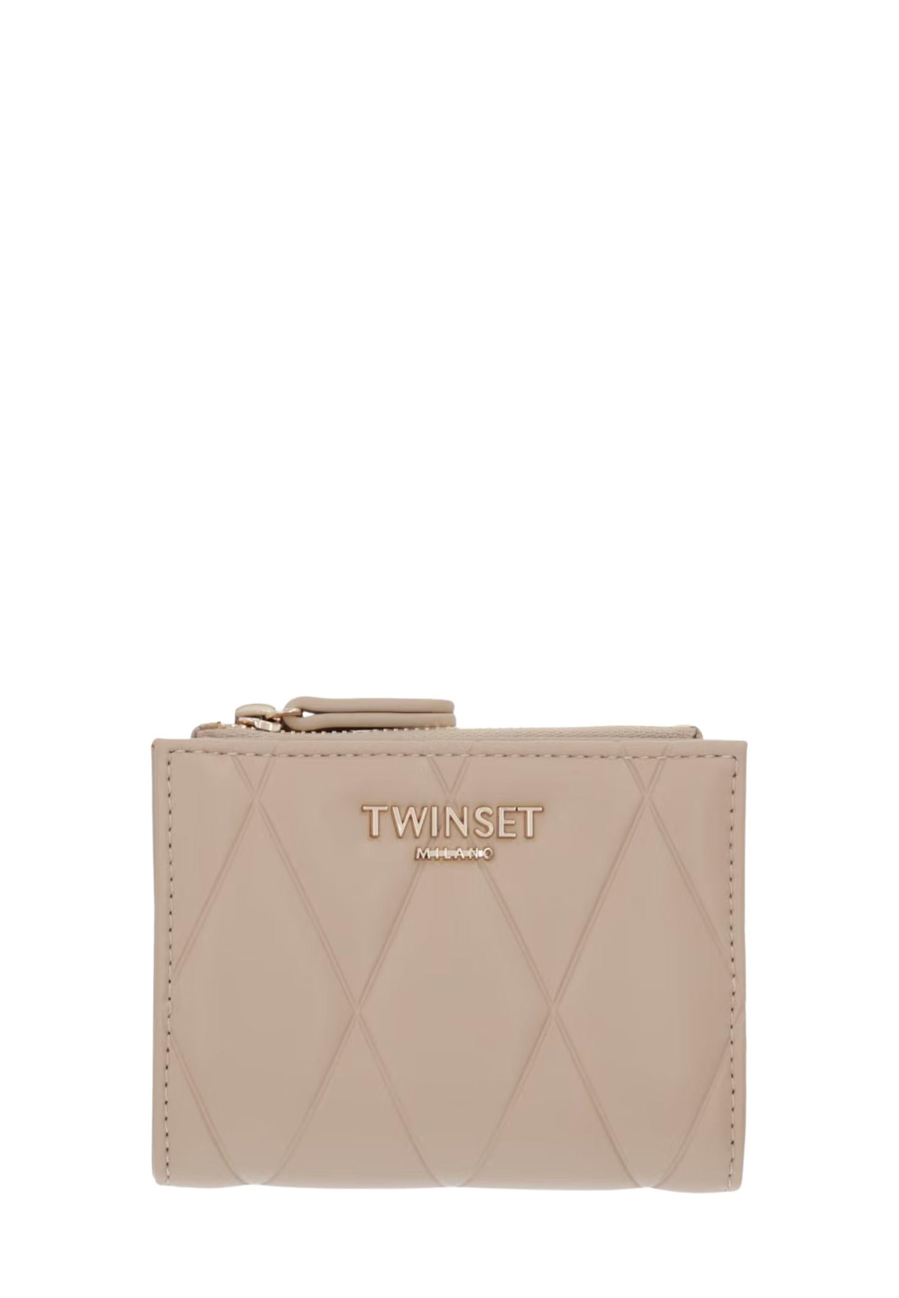Portafoglio effetto pelle quilted