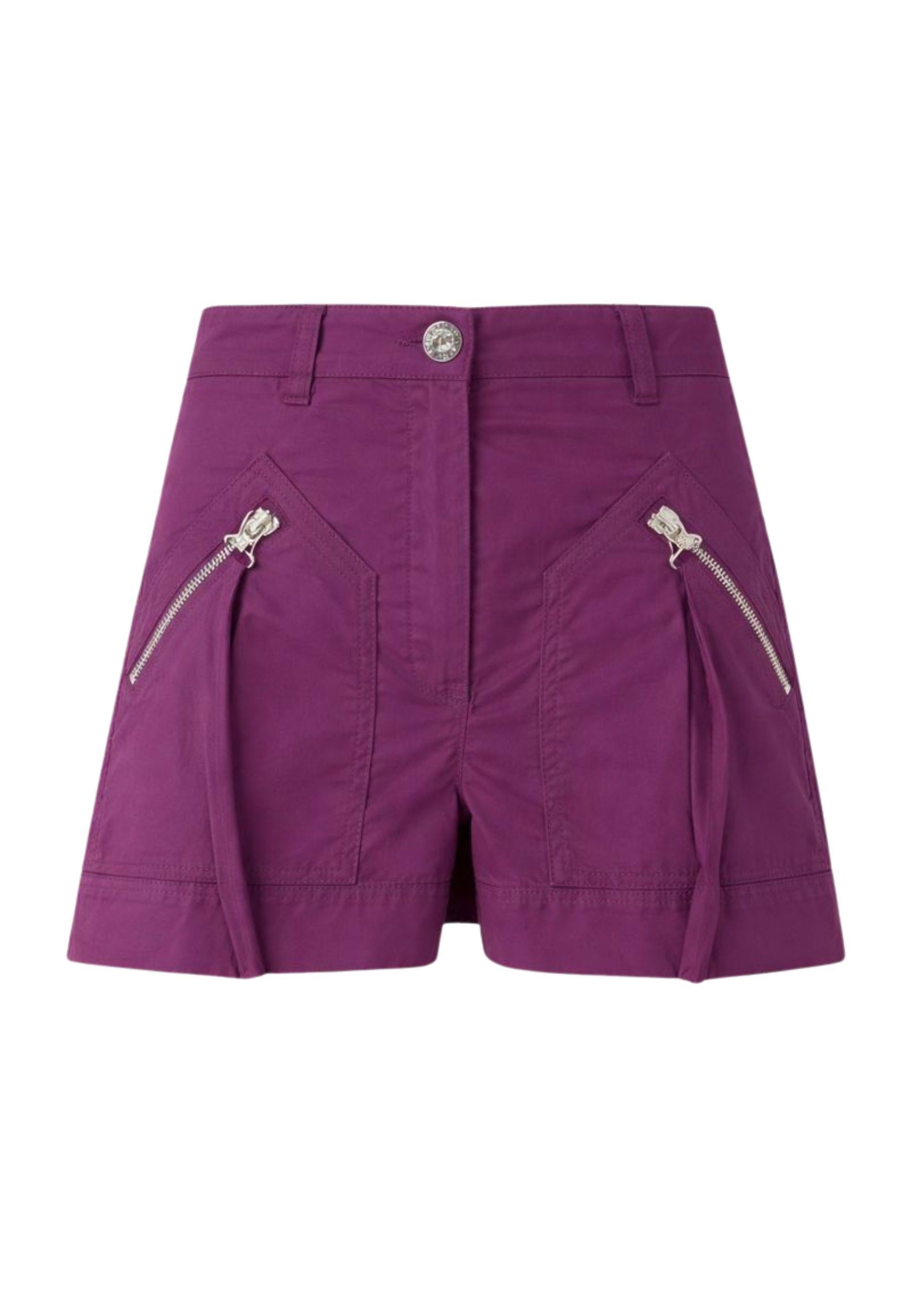 PINKO - Shorts donna in cotone stretch