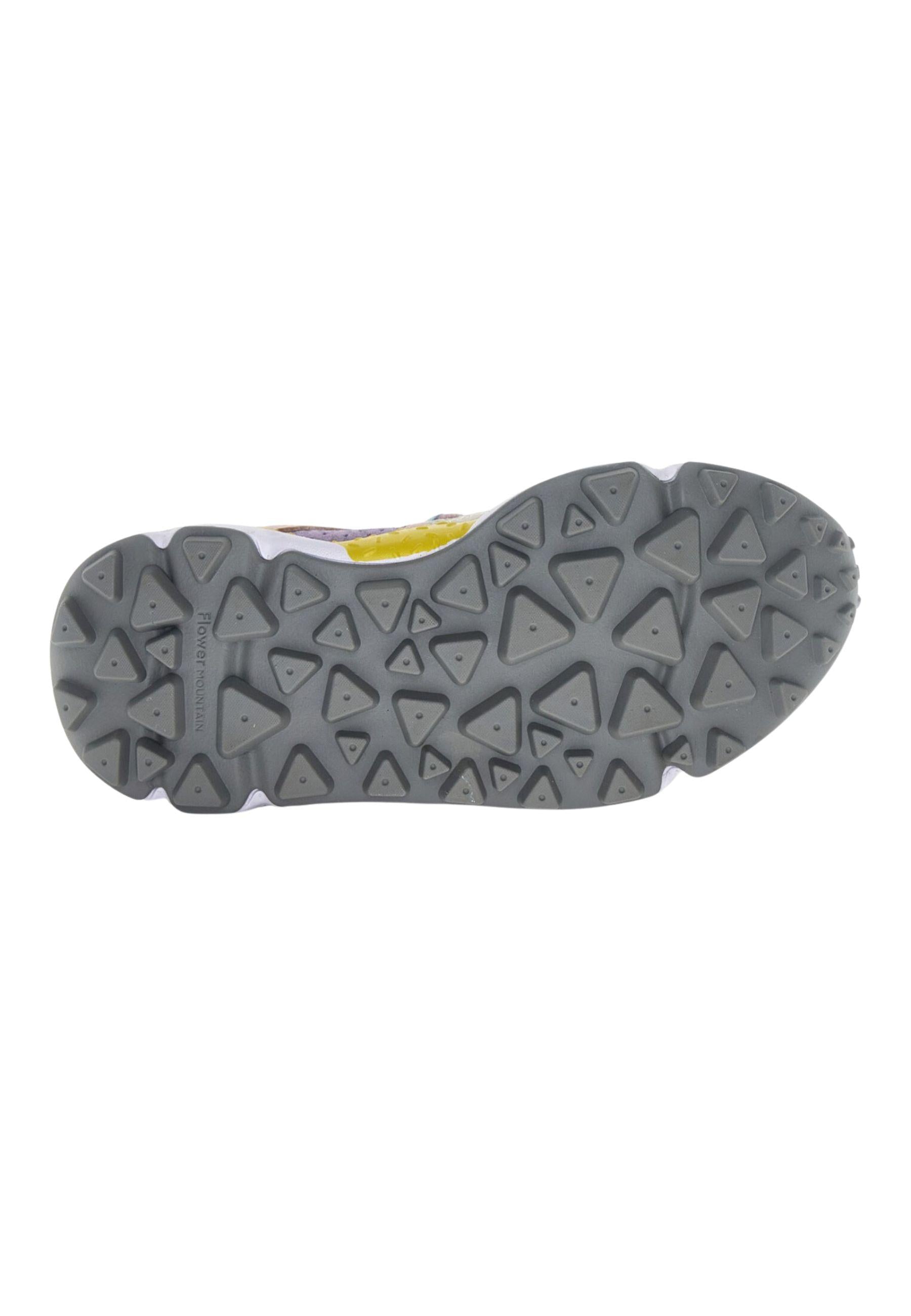 Sneaker Flower Mountain multicolor in pelle e tessuto tecnico