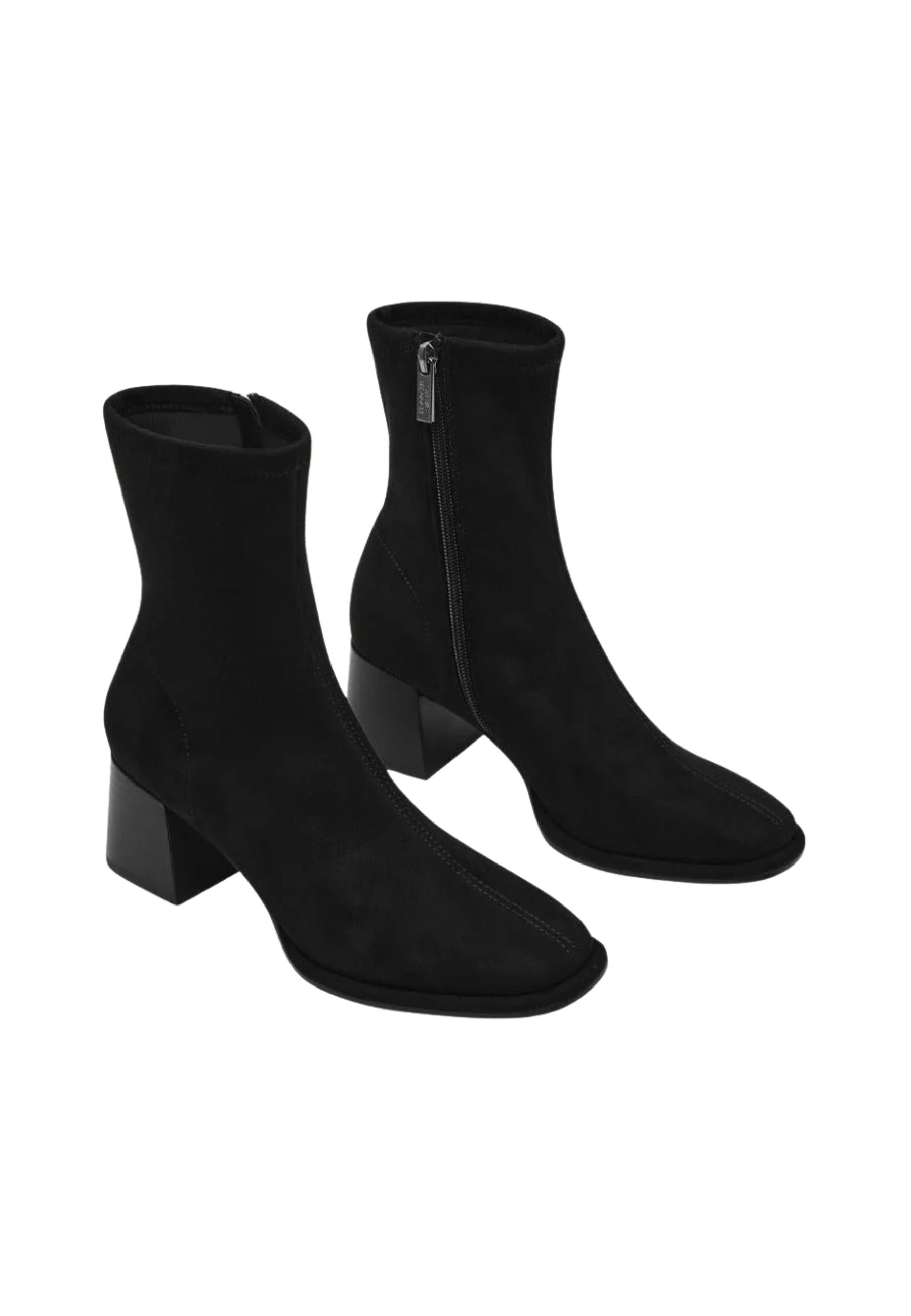 Steve Madden Nextstep - Tronchetto Nero in Microsuede