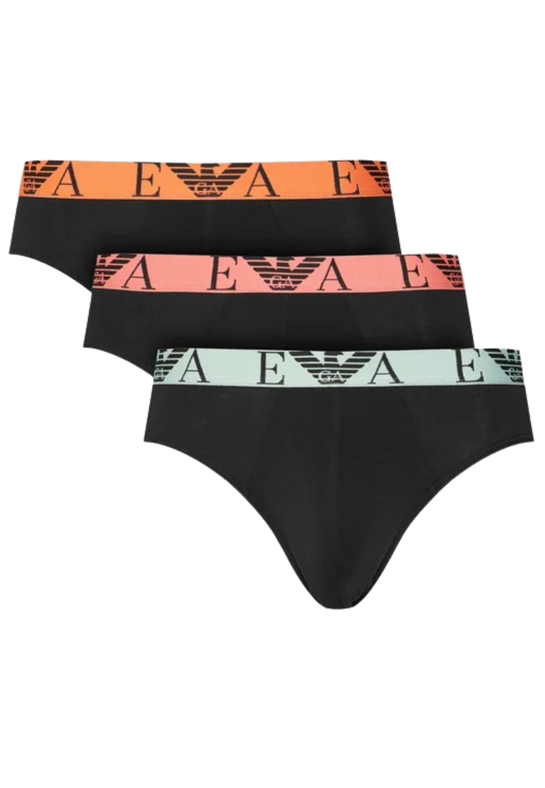 EMPORIO ARMANI - Pack 3 Slip Logo Bold Monogram