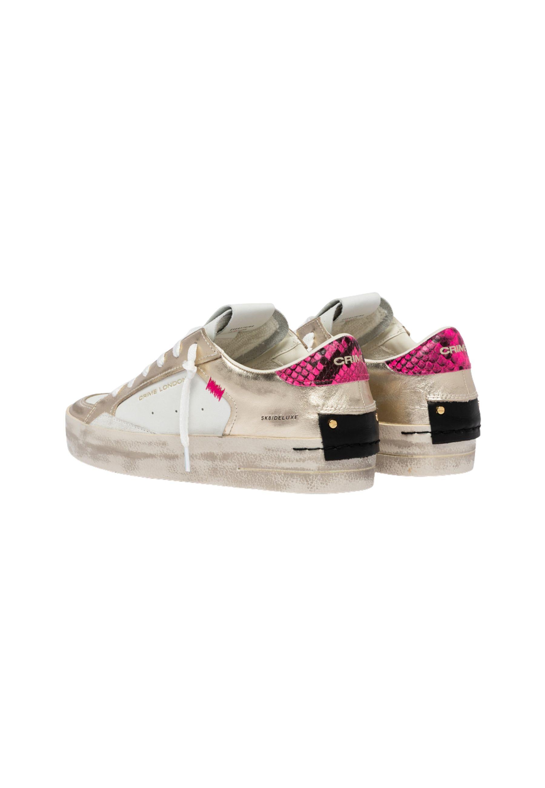 SK8 Deluxe Pink Venom - Sneakers Donna Made in Italy
