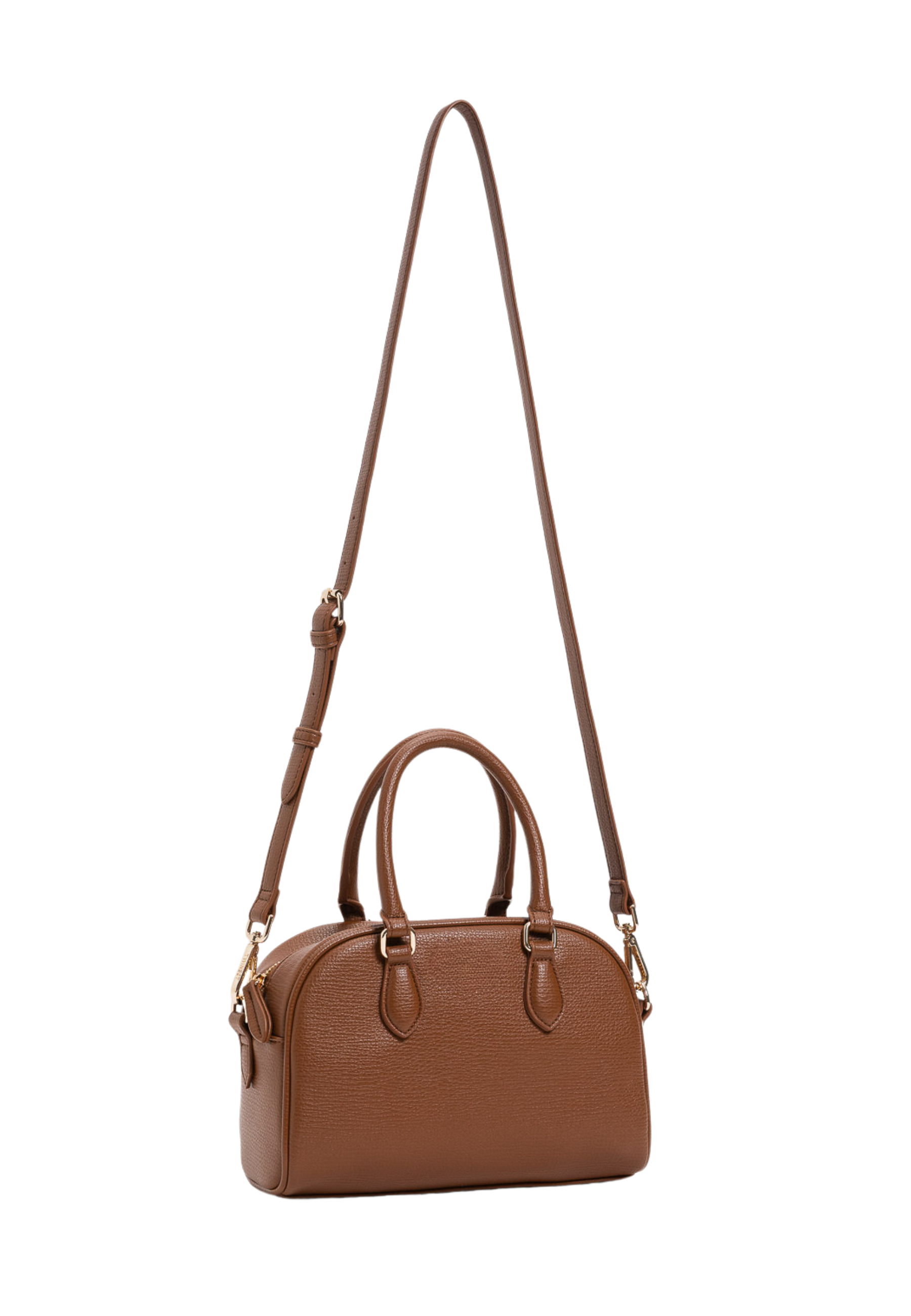 Borsa Marrone Effetto Pelle Granata
