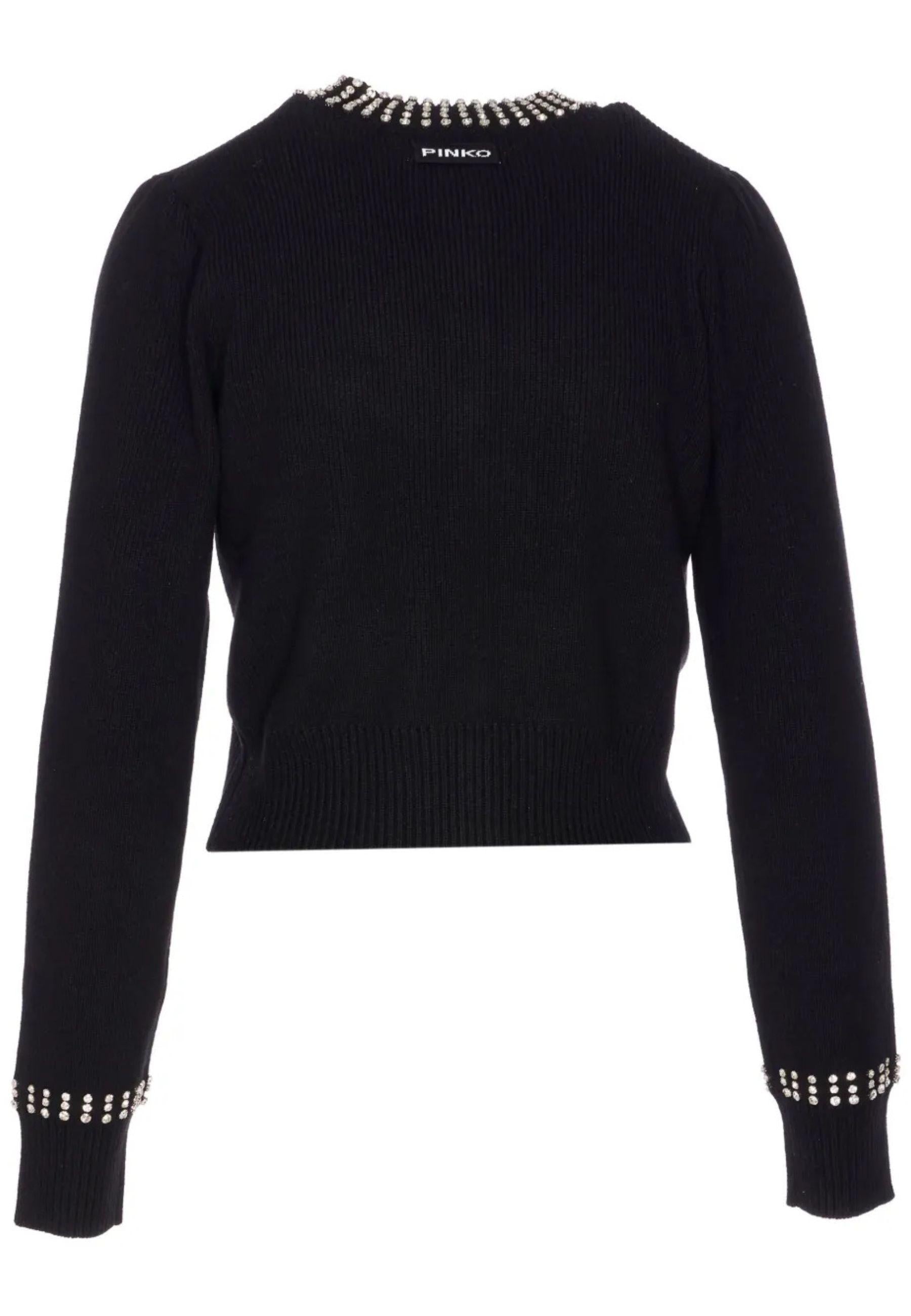 Cardigan Pinko con Collo Gioiello