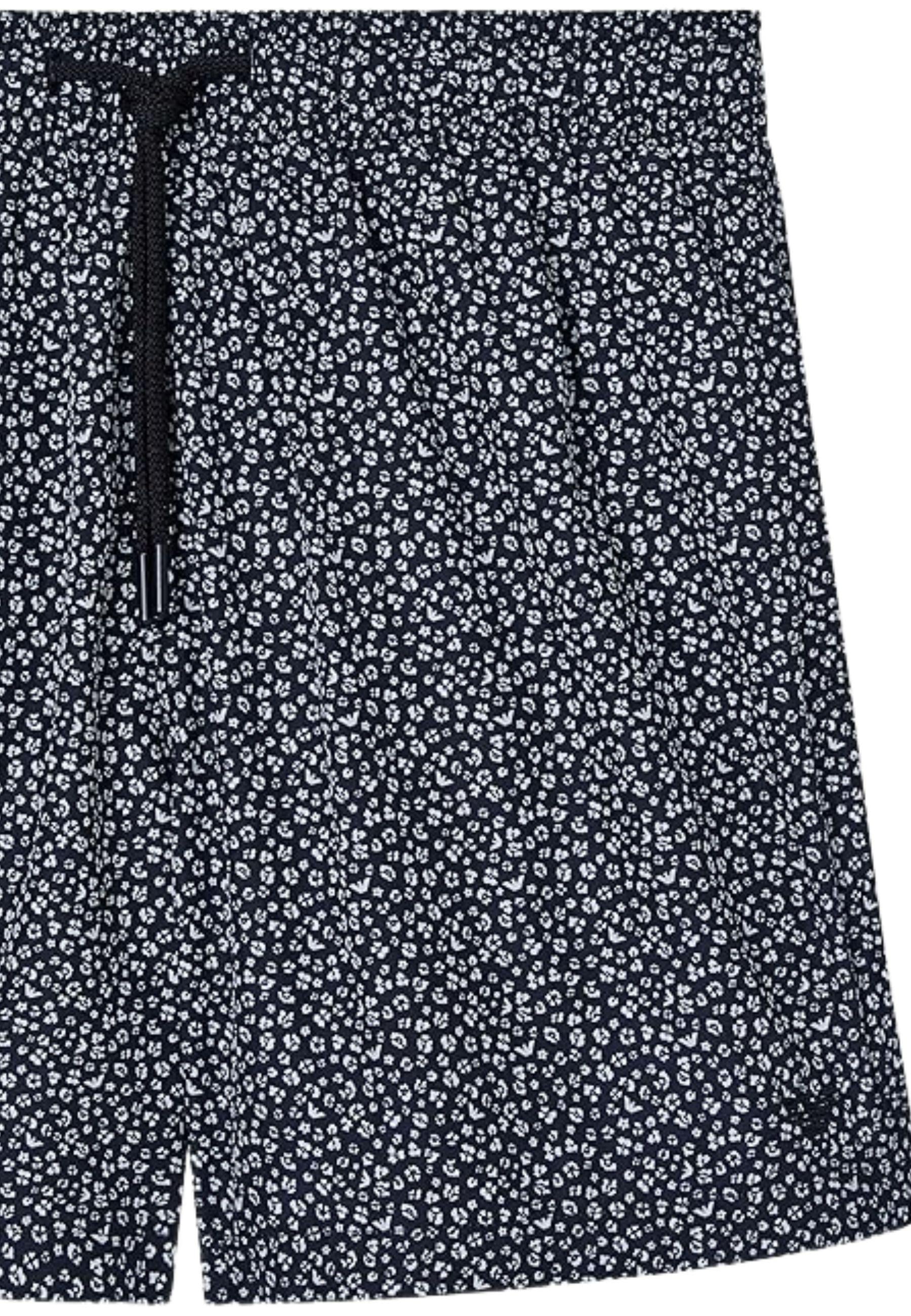 Emporio Armani - Boxer mare stampa micro fantasia